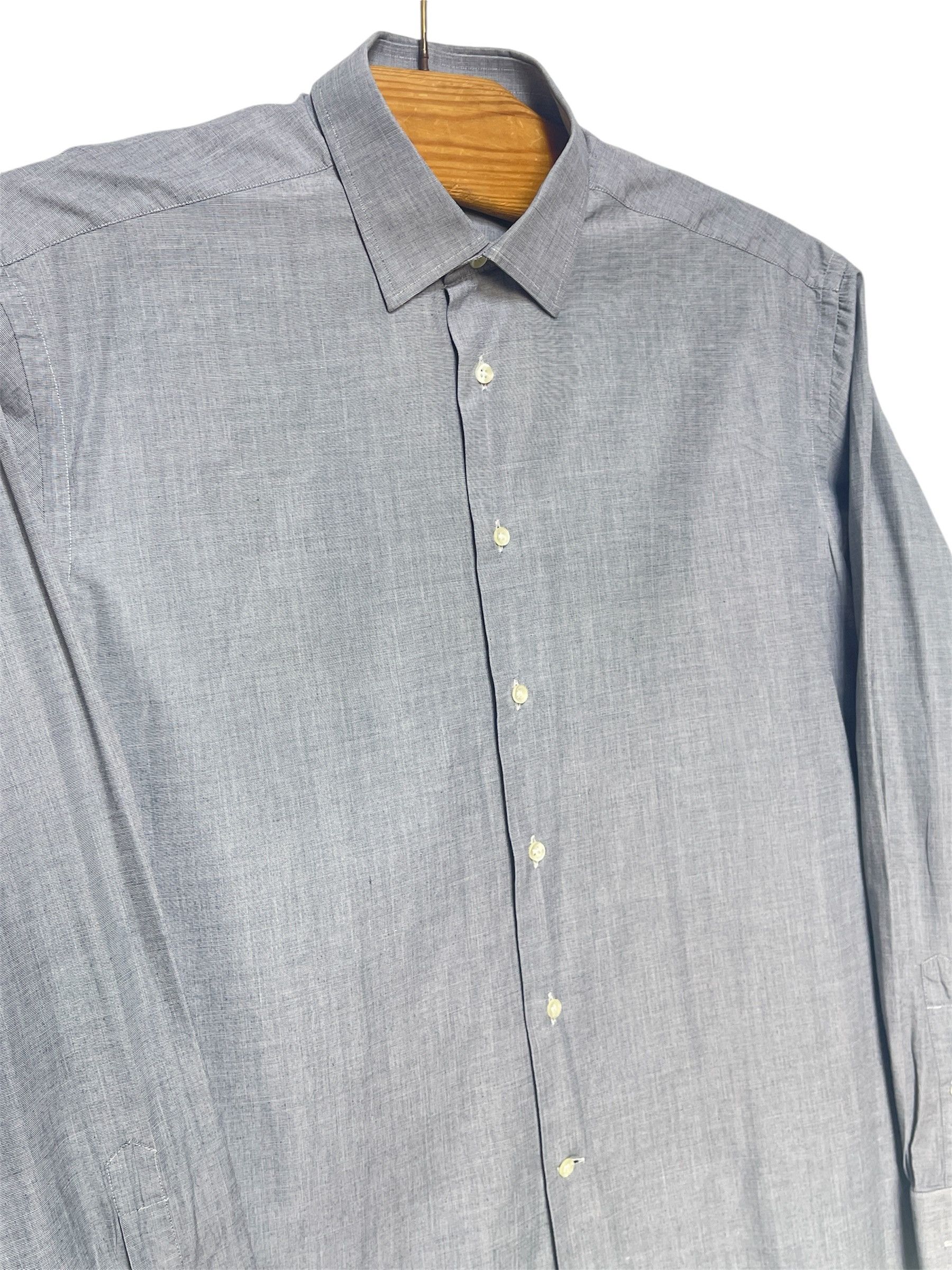 Loewe shirt Loewe grey size L cotton luxury Size US L / EU 52-54 / 3 - 2 Thumbnail
