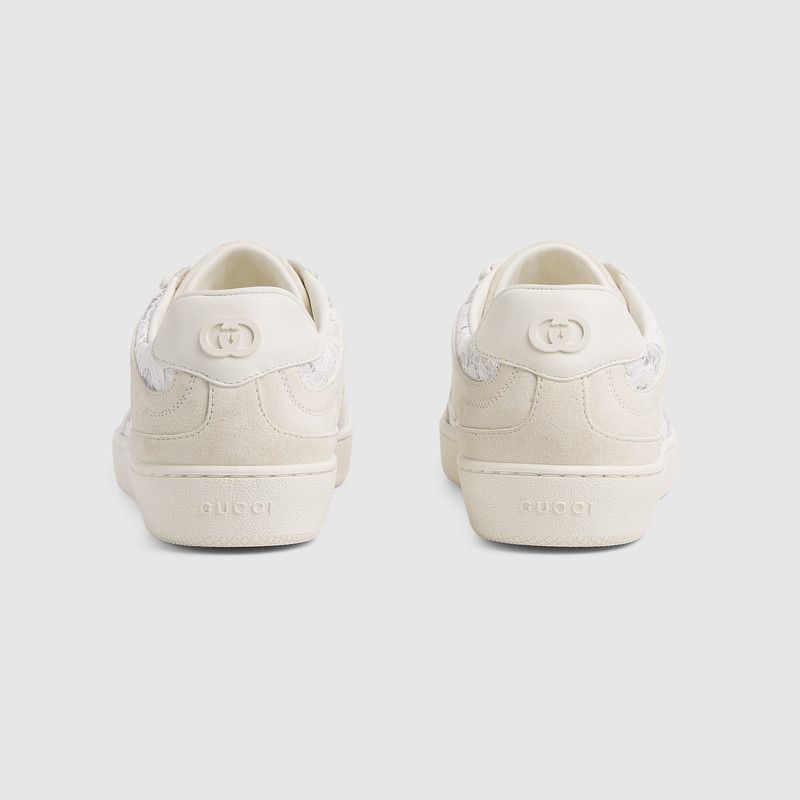 Gucci o1loc1c0326 831918 Women's G75 Sneakers in Off White Size US 8 / IT 38 - 2 Thumbnail