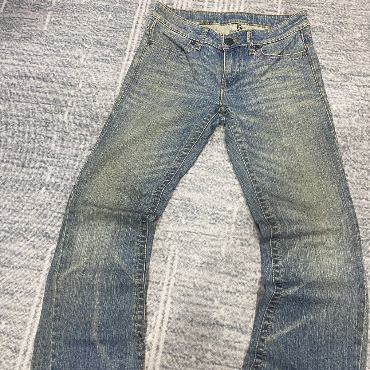 Hysteric Glamour × Japanese Brand × Le Grande Bleu (L.G.B.) Flare☠️BCBGMAXAZRIA Mud Wash Bootcut Punk Cowboy Vintage Size US 30 / EU 46 - 5 Thumbnail