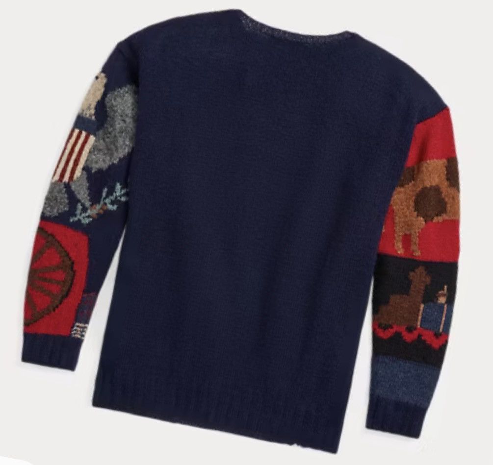 Polo Ralph Lauren × Ralph Lauren 🔥RARE Polo RL Country Patchwork Sweater Size US M / EU 48-50 / 2 - 2 Thumbnail