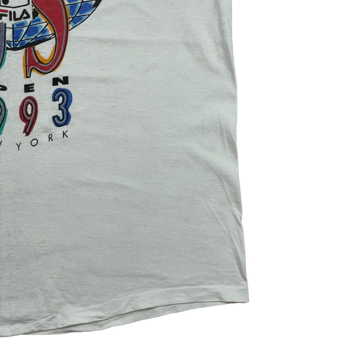 Fila 🔥LAST PRICE🔥 Vintage 1993 Fila Us Open New York Tee Size US XL / EU 56 / 4 - 6 Thumbnail