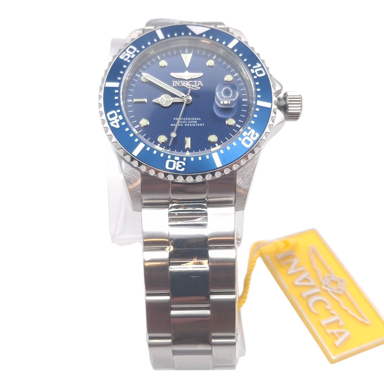 Invicta Invicta Pro Diver 43mm Blue Dial Mens Watch 22019 NEW Size 44 - 4 Thumbnail