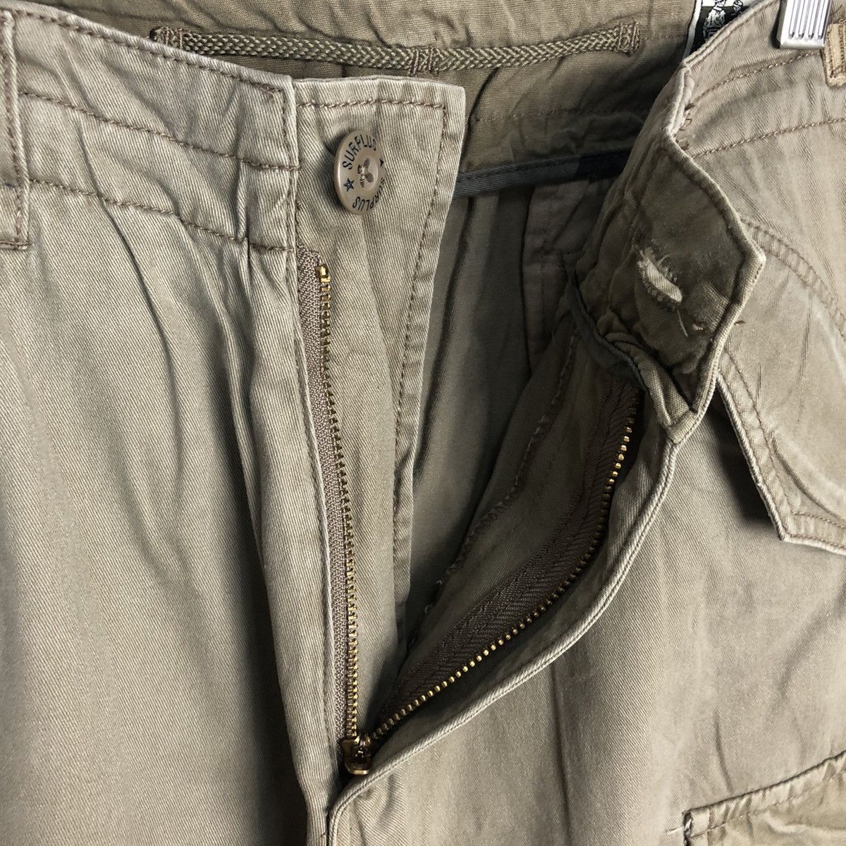 Surplus Research Surplus Brown utility tactical Cargo Multipocket Pants #A322 Size US 32 / EU 48 - 13 Thumbnail