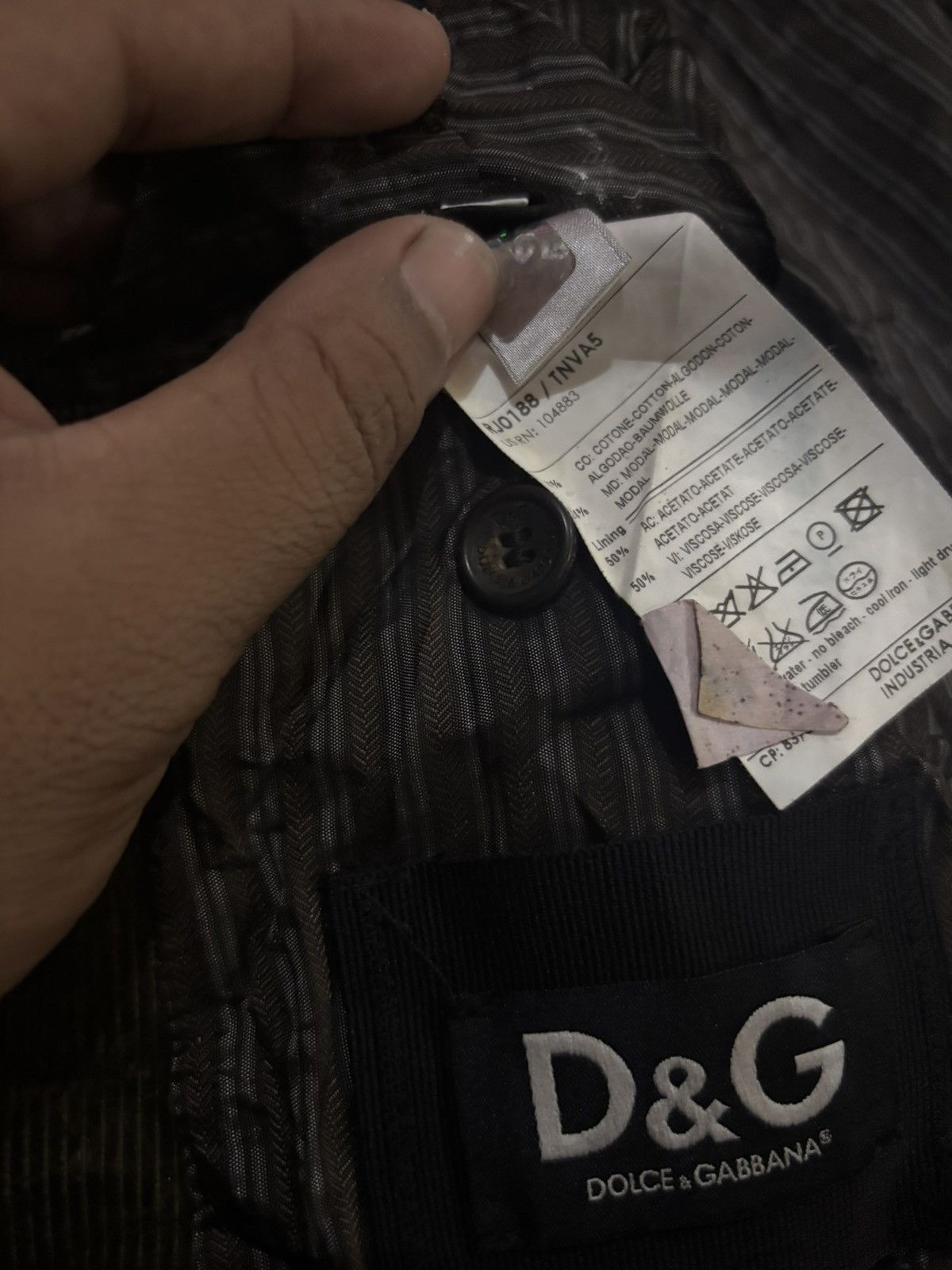 Dolce & Gabbana Corduroy Blazzer Dolce&Gabbana 🔥 Size 52S - 6 Thumbnail