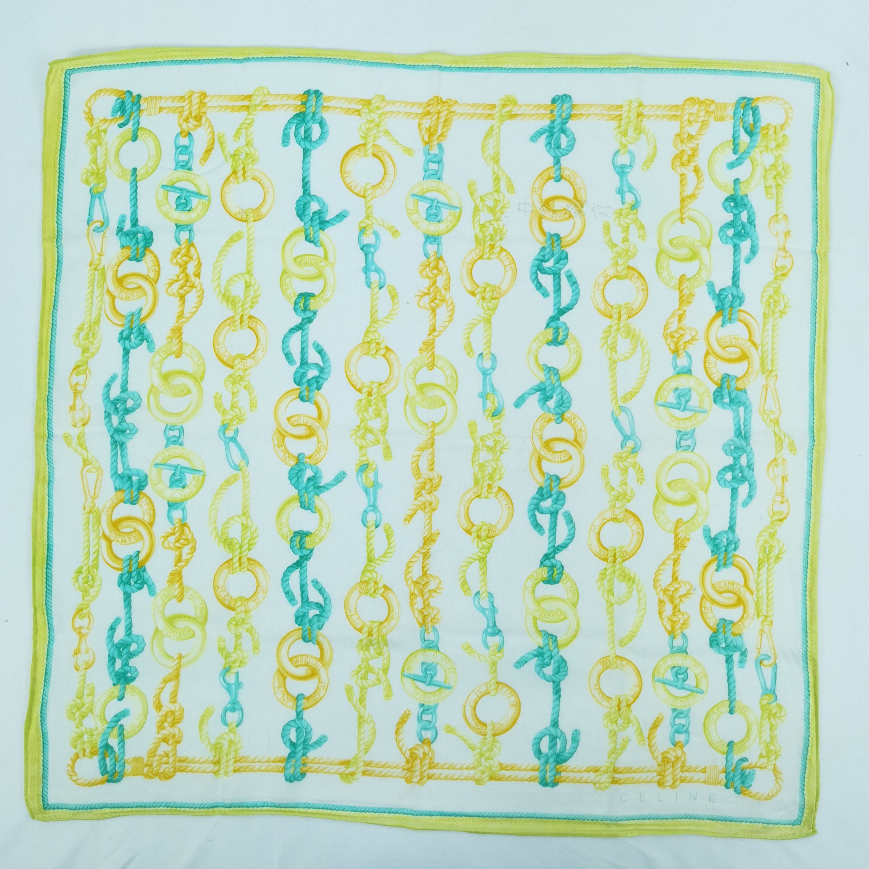 Celine Vintage Celine Handkerchief Neckerchief Bandana Size ONE SIZE - 2 Thumbnail