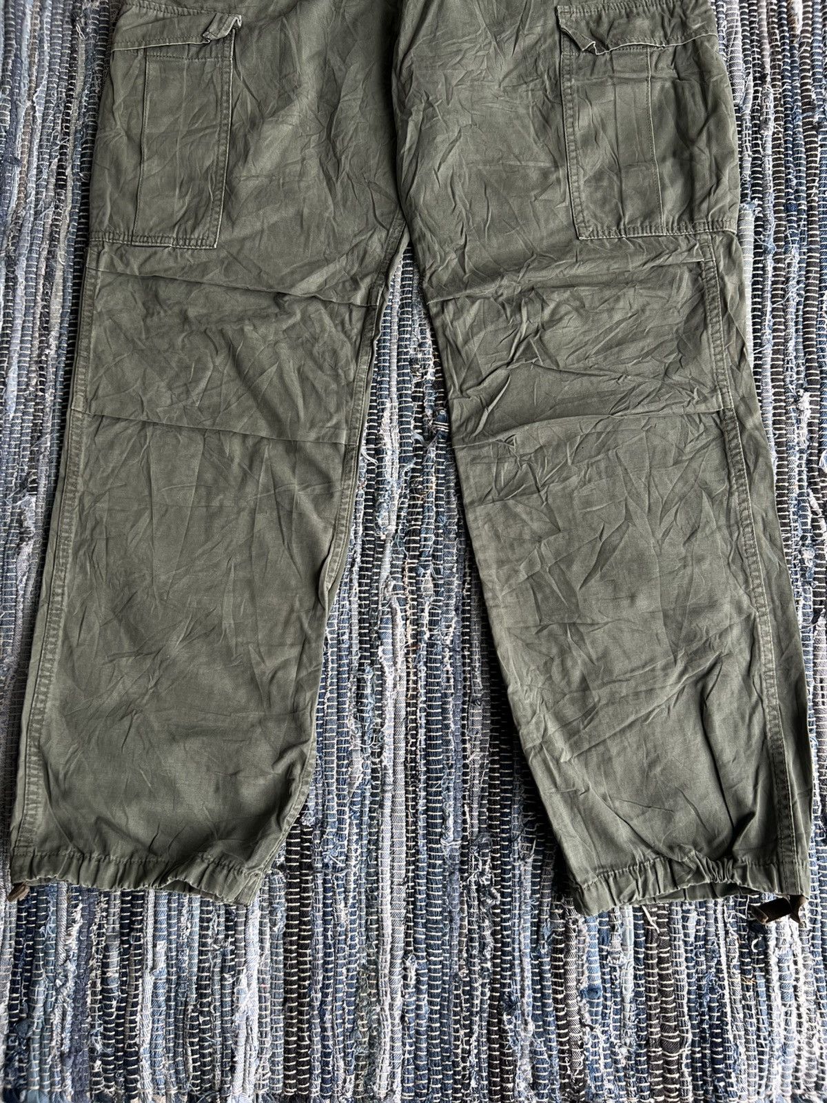 FOB Factory Vtg M-65 Cargo Combat Pants Ripstop Herringbone FOB Factory Size US 34 / EU 50 - 5 Thumbnail