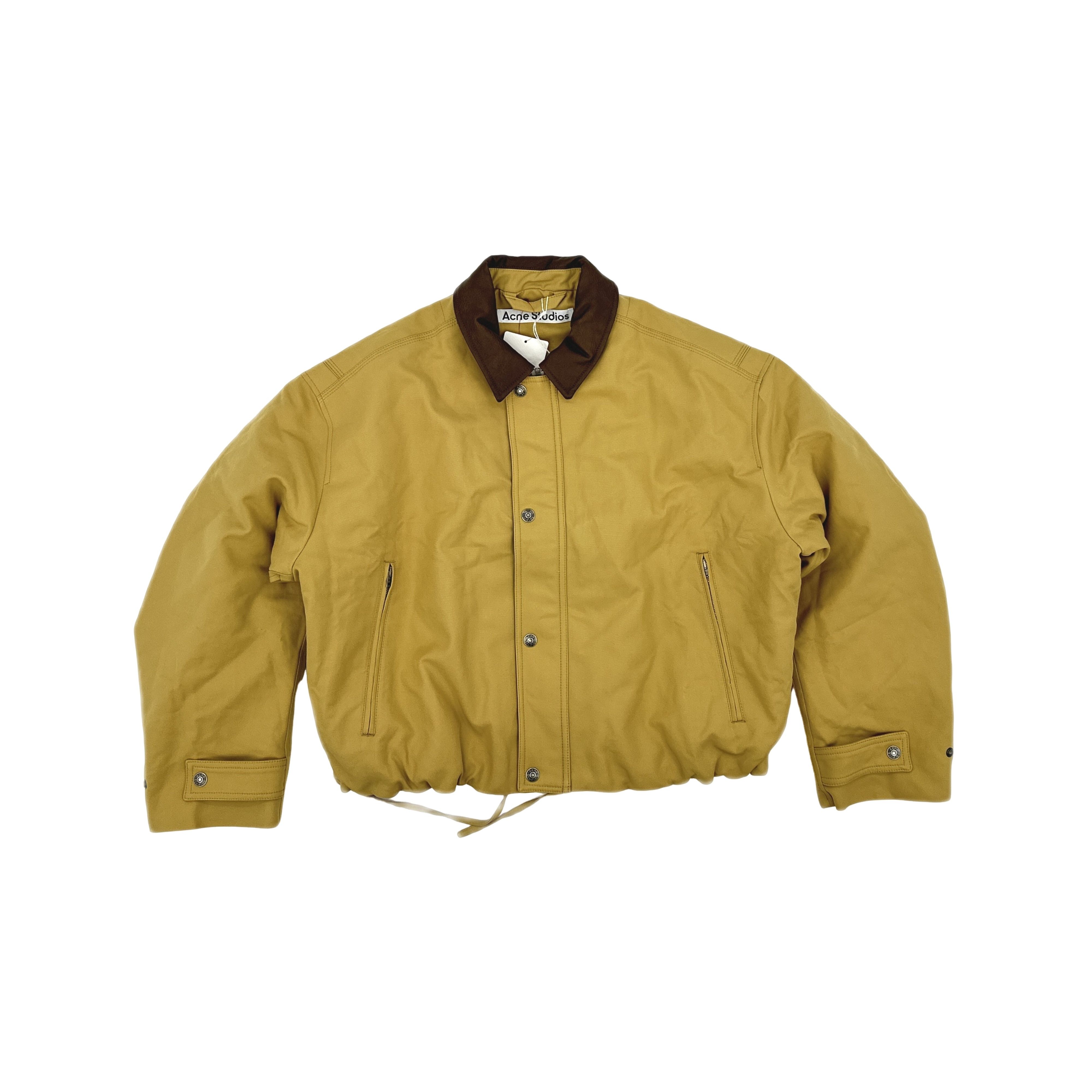 Acne Studios Acne Studios Leather Trim Cotton Jacket 48 Size US M / EU 48-50 / 2 - 1 Thumbnail