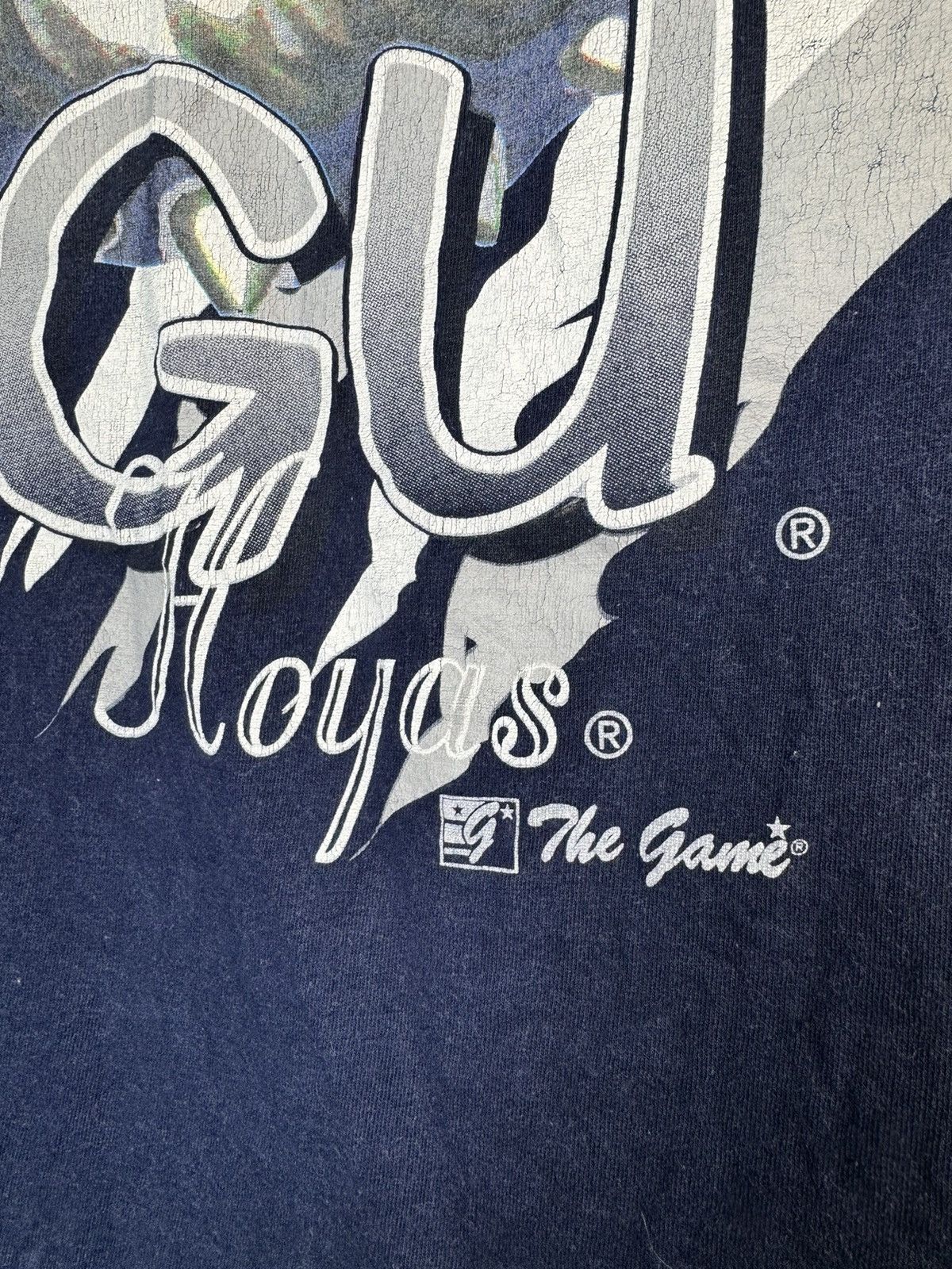 The Game Vintage Georgetown University Shirt Adult XL Blue Bulldog Size US XL / EU 56 / 4 - 5 Thumbnail