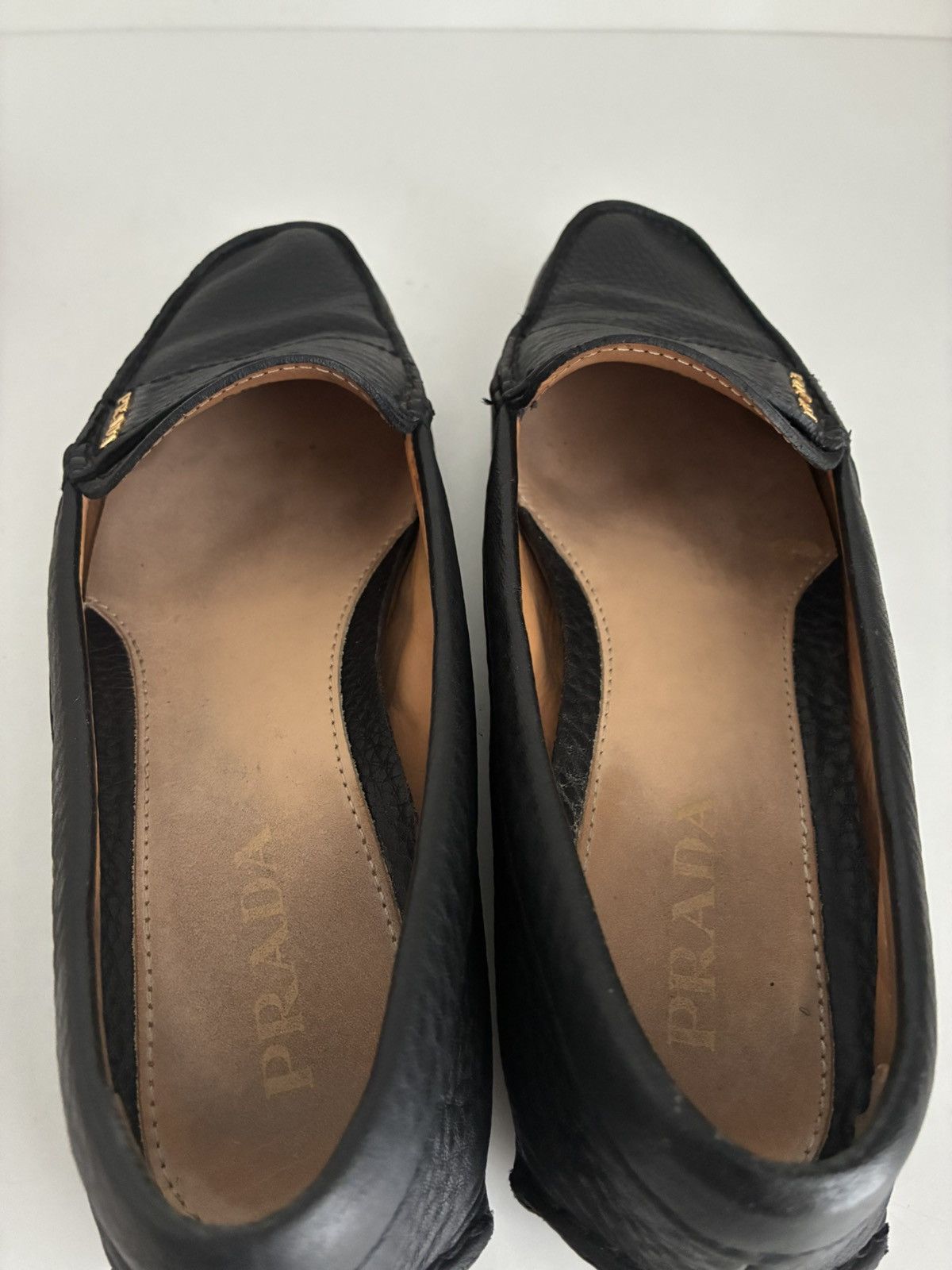 Prada Prada leather moccasins Italy luxury designer Size US 5.5 / IT 35.5 - 12 Thumbnail