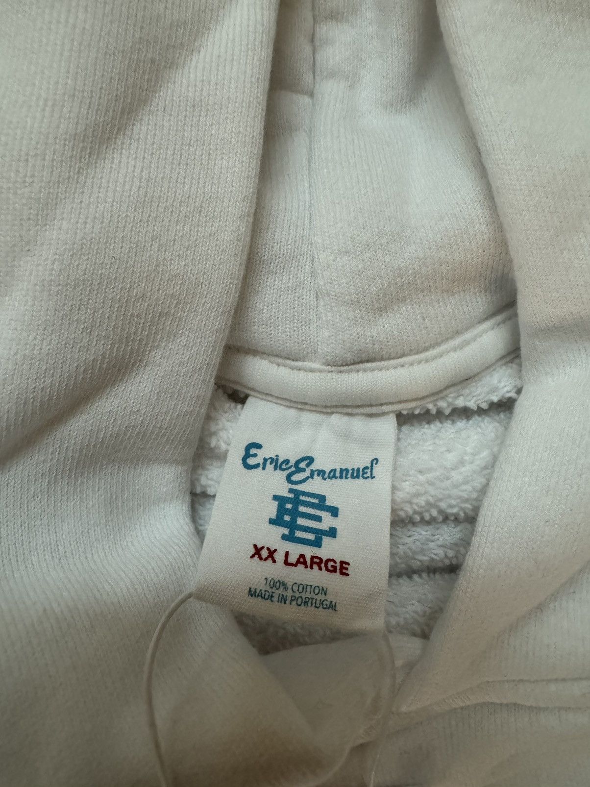 Eric Emanuel Eric Emanuel EE Basic Hoodie White/Black Size US XXL / EU 58 / 5 - 3 Thumbnail