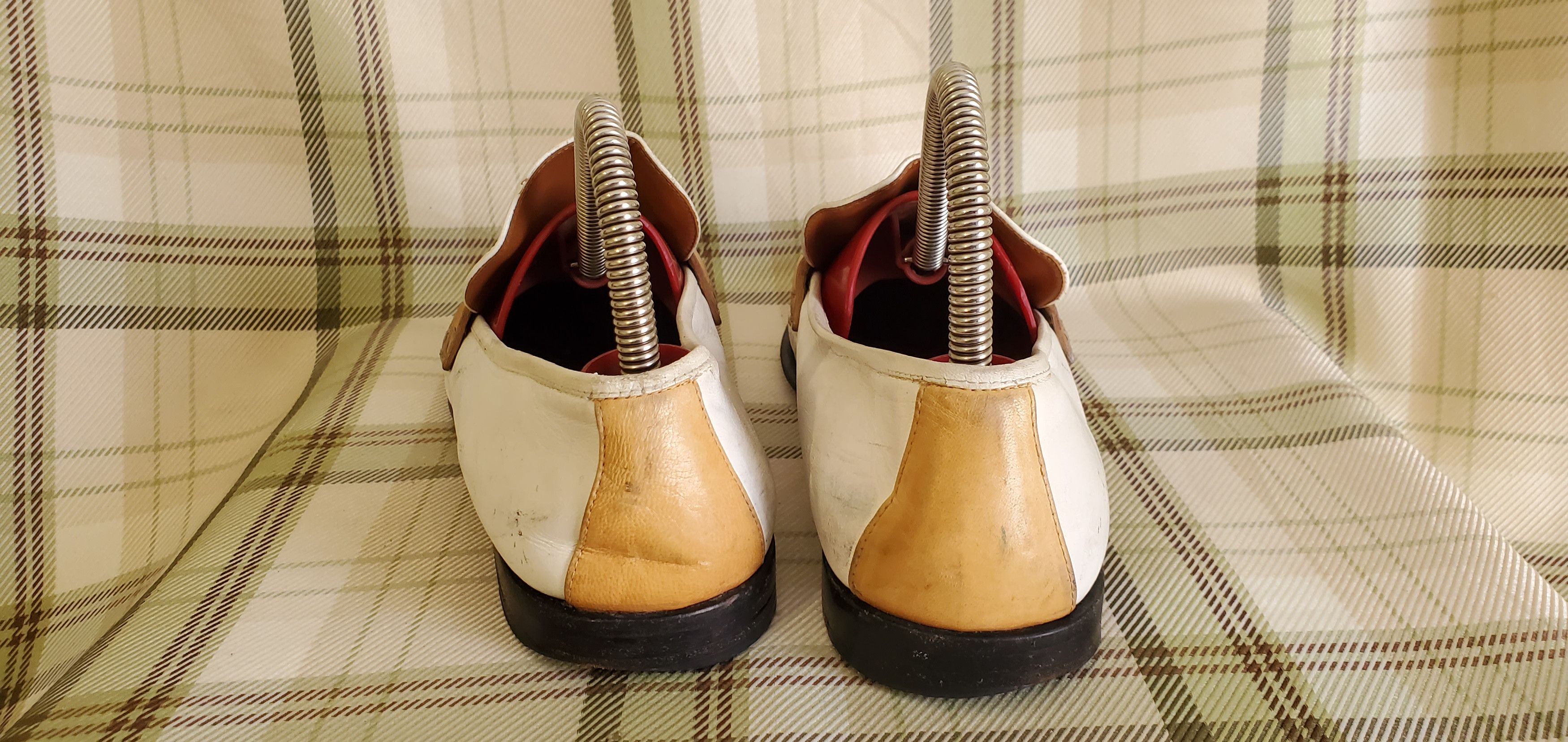 Celine CELINE White Leather Slip On Loafers Size US 9.5 / IT 39.5 - 4 Thumbnail