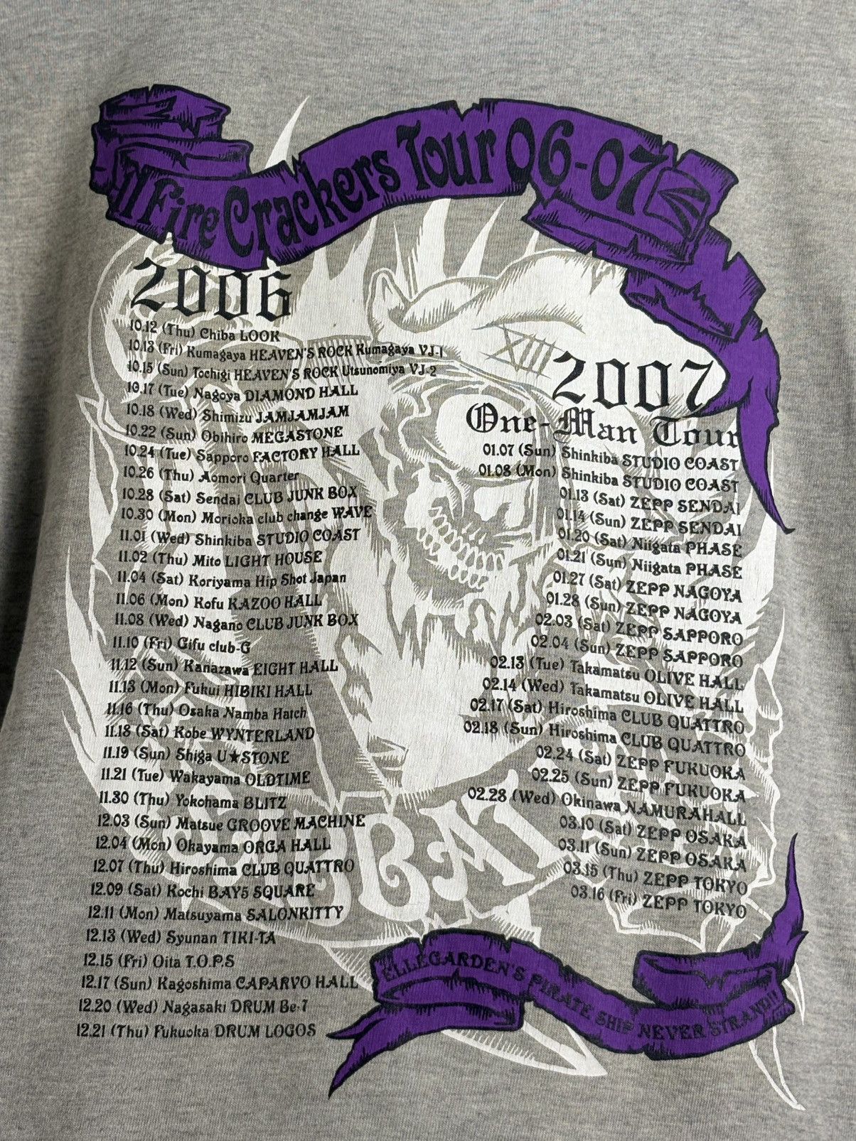 Band Tees 🔥HOT🔥VINTAGE ELLEGARDEN FIRE CRACKERS TOUR 06-07 Size US S / EU 44-46 / 1 - 4 Thumbnail