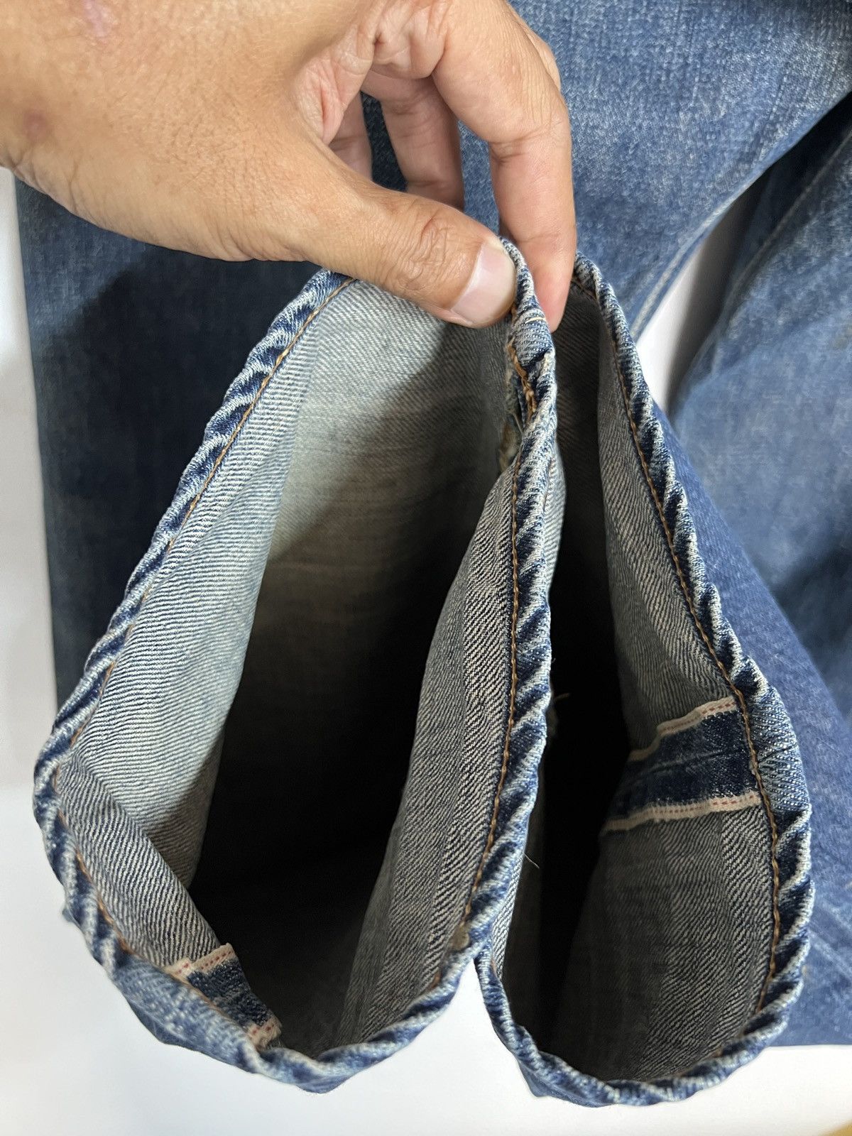 Evisu 🔥HOT DROPS🔥 Vintage Evis Selvedge Denim Jeans Size US 32 / EU 48 - 12 Thumbnail