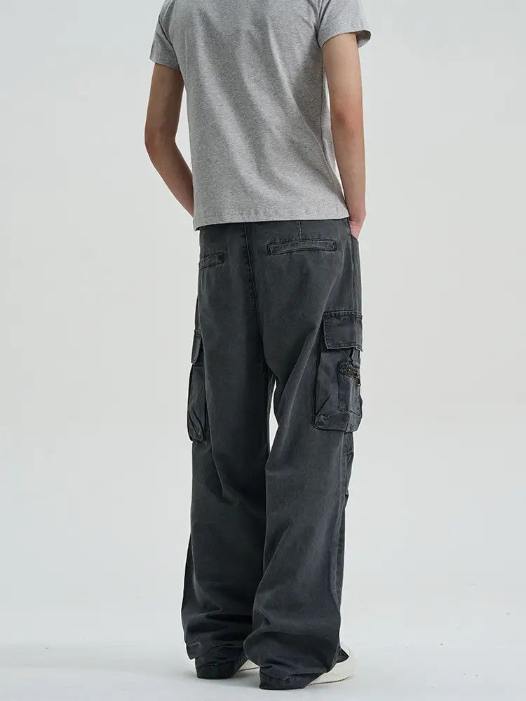 Japanese Brand × Jean Cargo Wide Leg Jeans Size US 32 / EU 48 - 4 Thumbnail