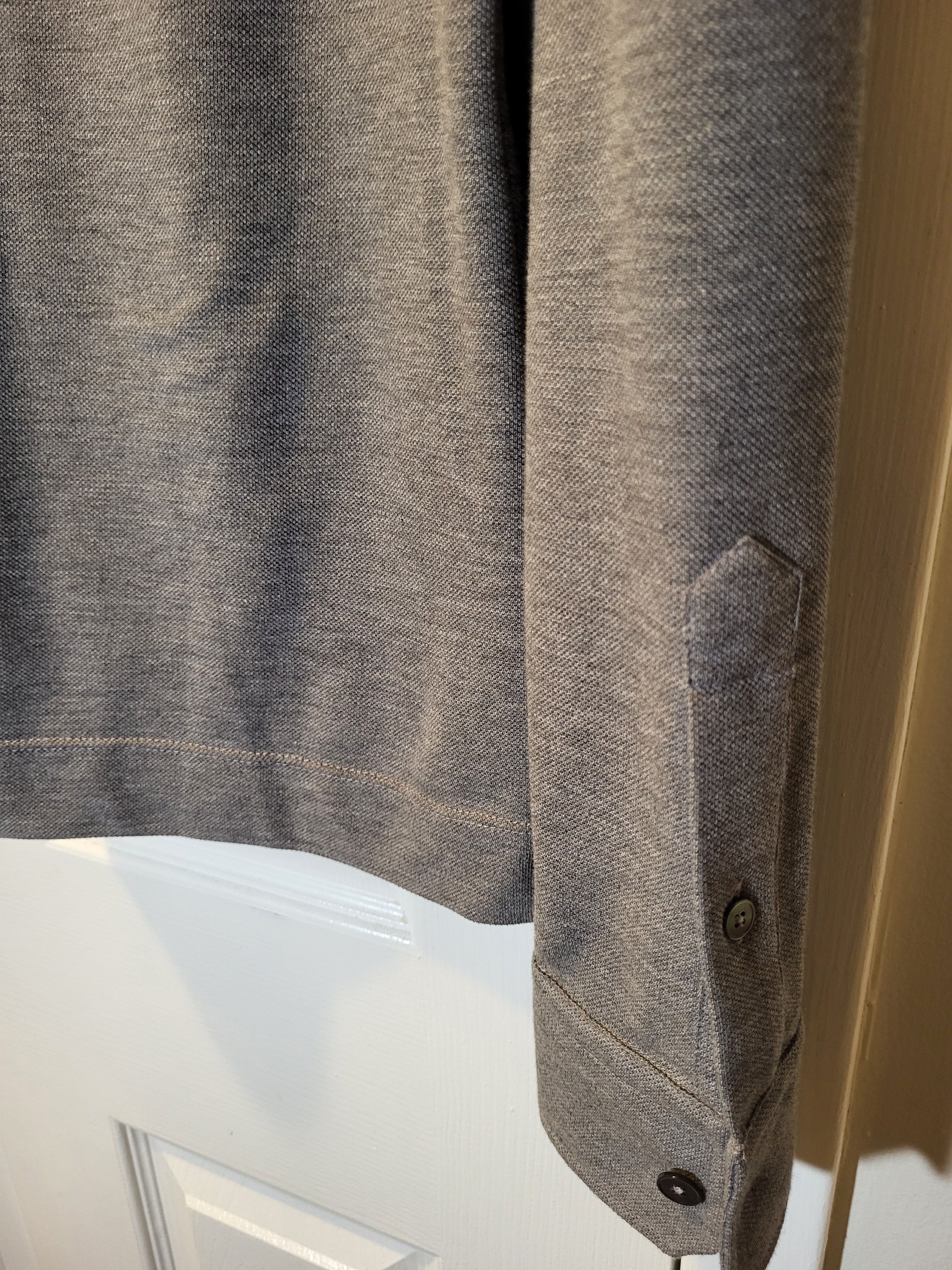 Z Zegna Zegna Long Sleeve Polo Shirt Size US M / EU 48-50 / 2 - 7 Thumbnail