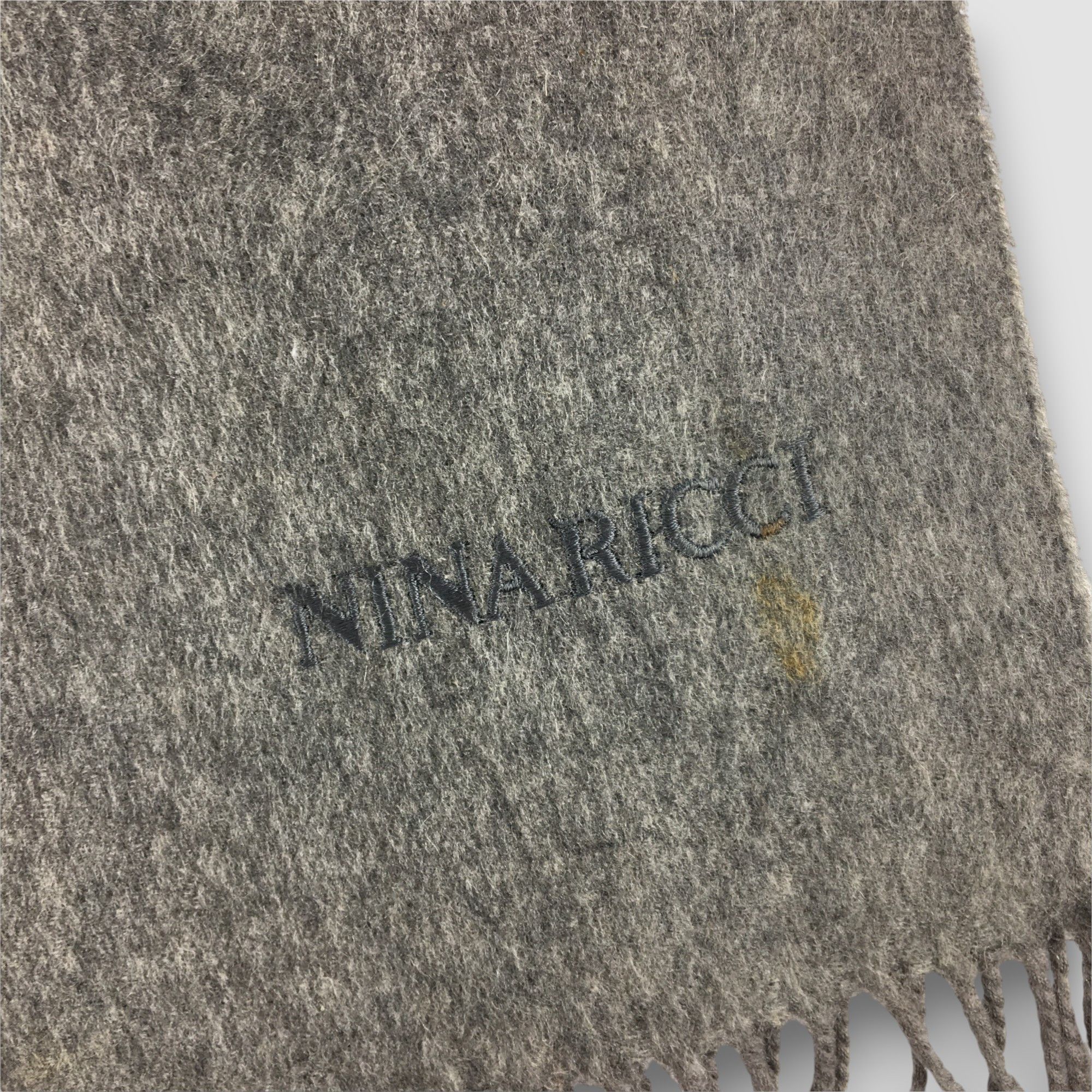 Nina Ricci Vintage 90s Nina Ricci Scarf Muffler Wool Cashmere Scarves Size ONE SIZE - 3 Thumbnail