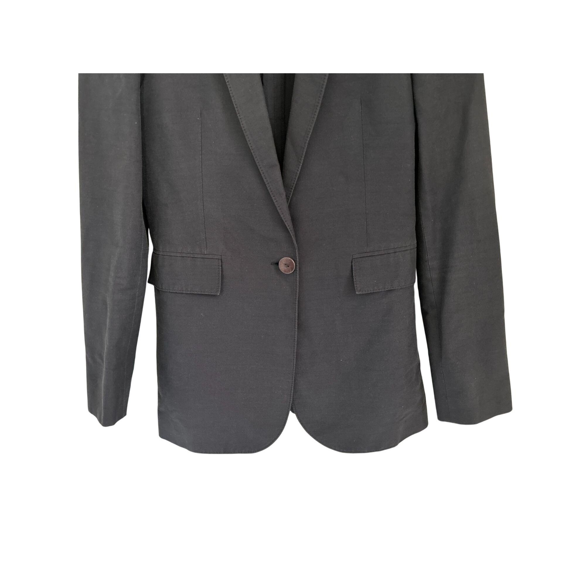 Stella McCartney Stella McCartney Blazer Charcoal Grey Single-Breasted Jacket Size XS / US 0-2 / IT 36-38 - 5 Thumbnail