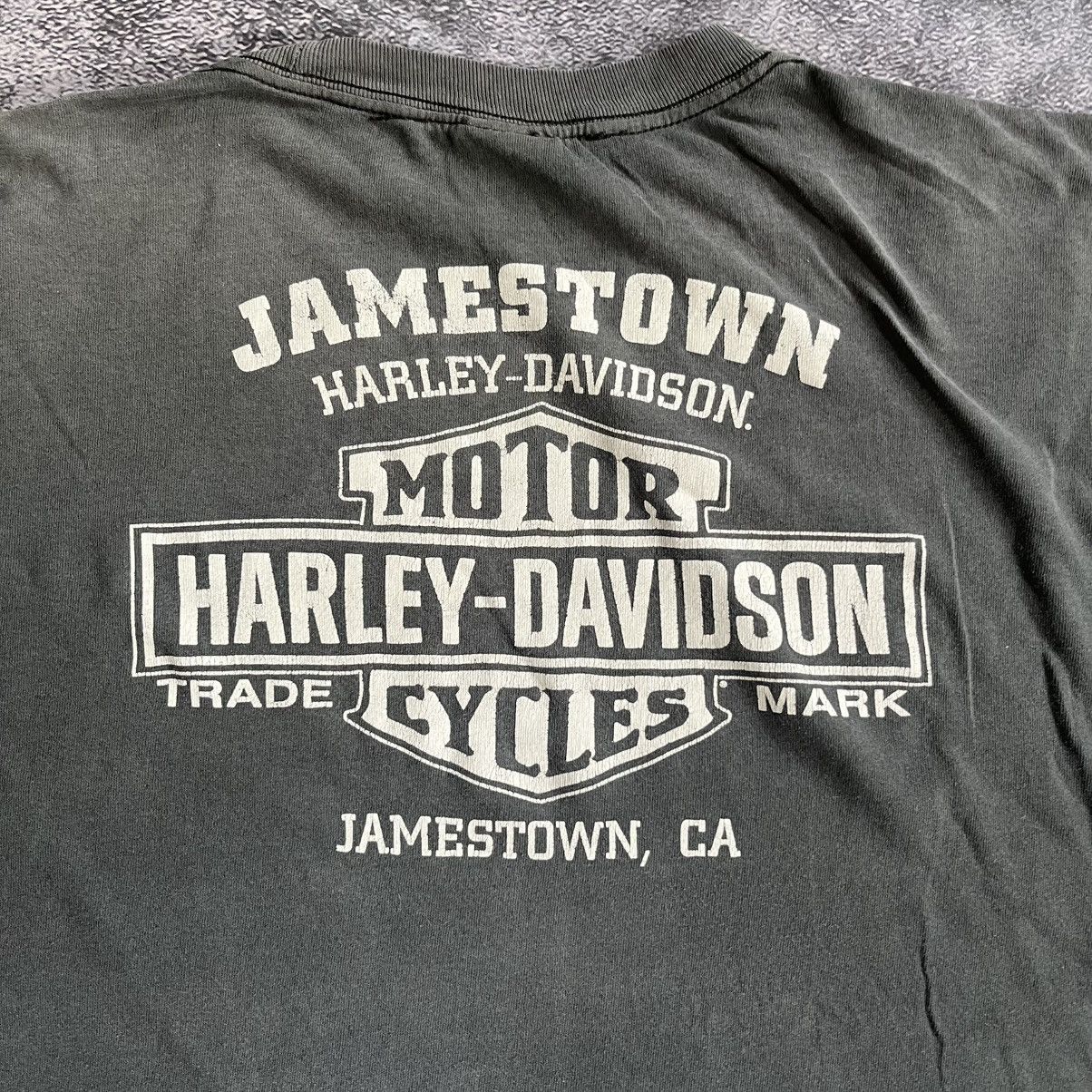 Harley Davidson Harley-Davidson Jamestown T-Shirt Vintage Biker Graphic Size US XXL / EU 58 / 5 - 5 Thumbnail