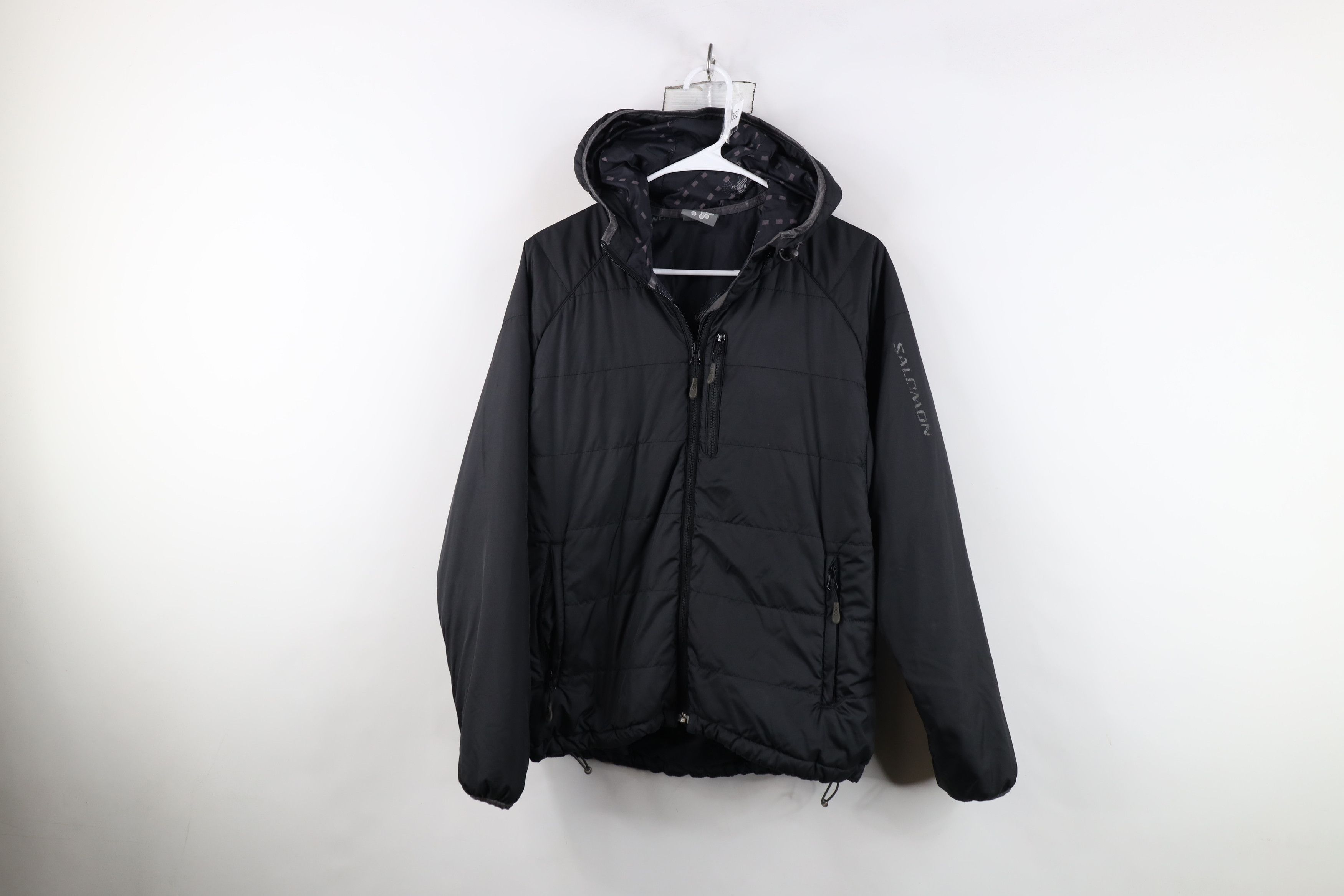 Salomon Salomon Out Outdoor Keystone Hooded Puffer Jacket Black Size L / US 10 / IT 46 - 1 Thumbnail