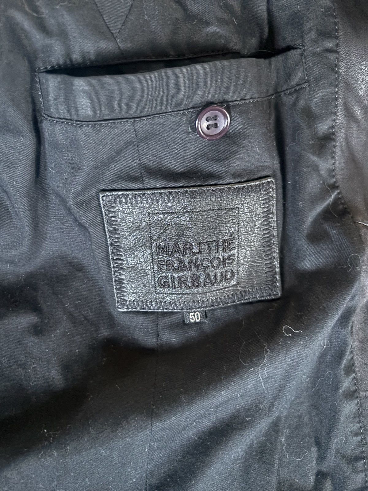 Marithe + Francois Girbaud MARITHÉ & FRANÇOIS GIRBAUD LEATHER JACKET Size US M / EU 48-50 / 2 - 3 Thumbnail