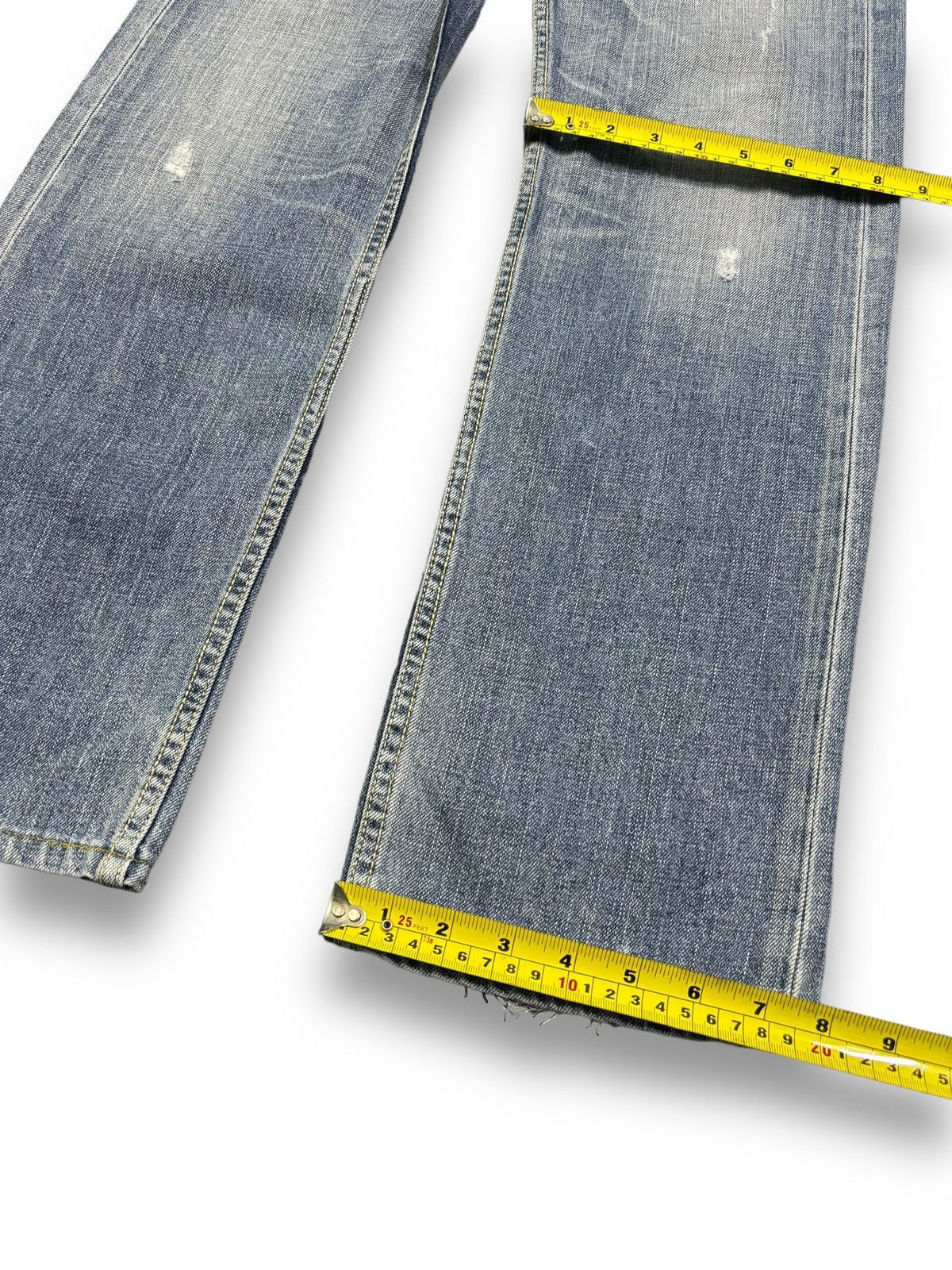 Levi's Vintage 2000s Levis Blue Washed Loose Fit Distressed Jeans Size US 29 - 17 Thumbnail
