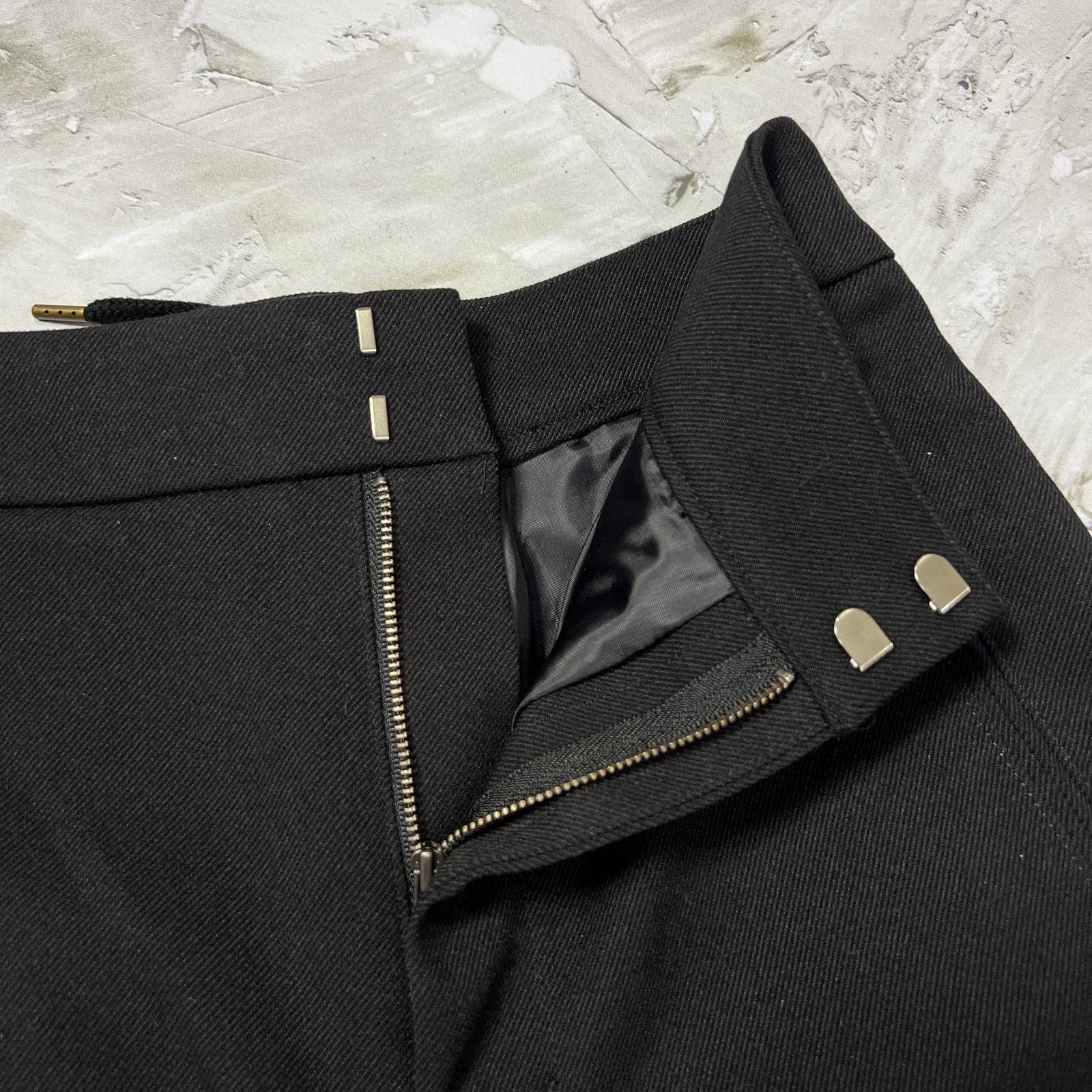 Other SLOBE IENA Wide Leg Lined Lace-Back Cuffed Pants Black 38 Size 26" / US 2 / IT 38 - 7 Thumbnail