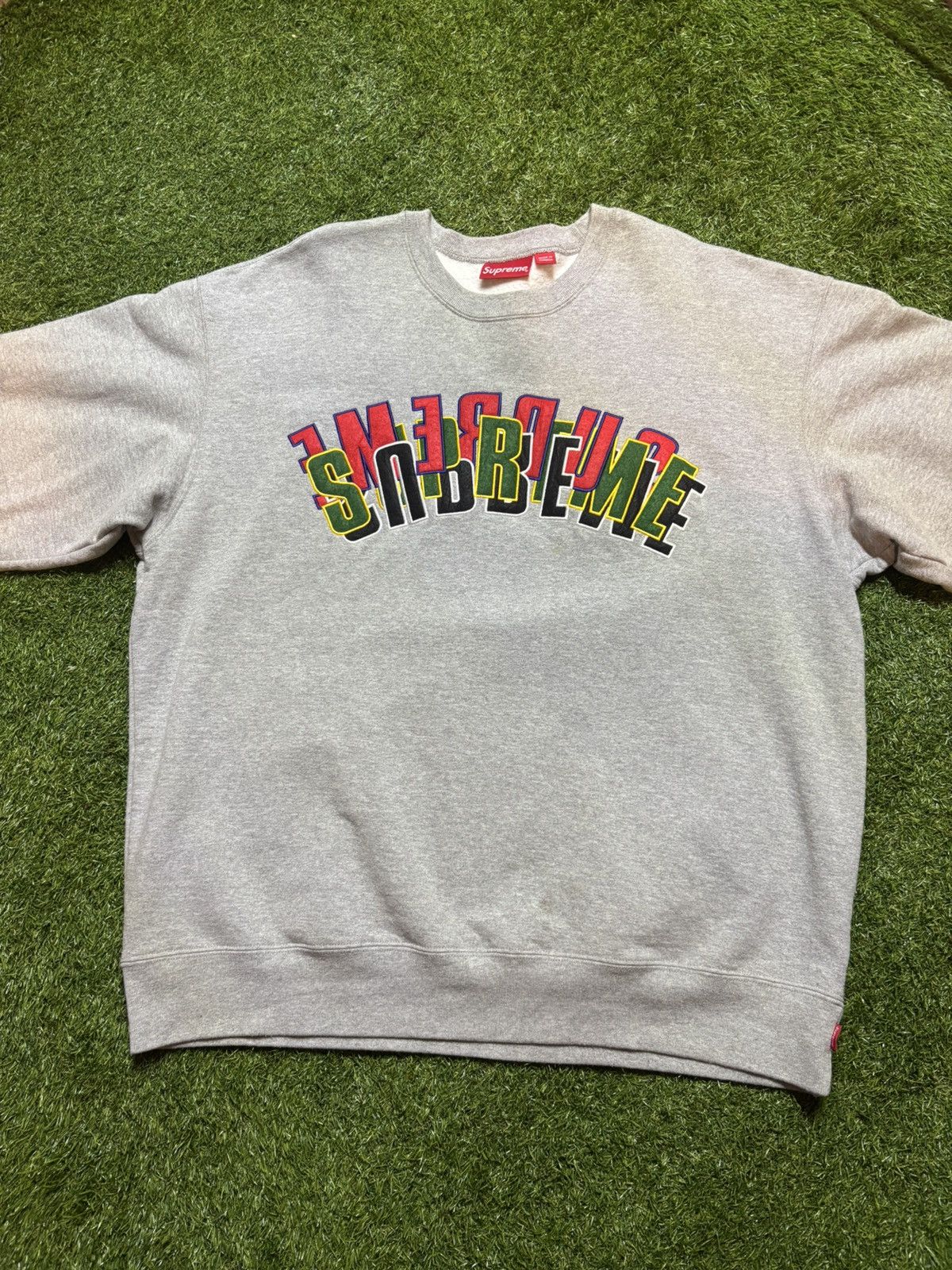 Supreme Stacked Crewneck (SS21) - $158