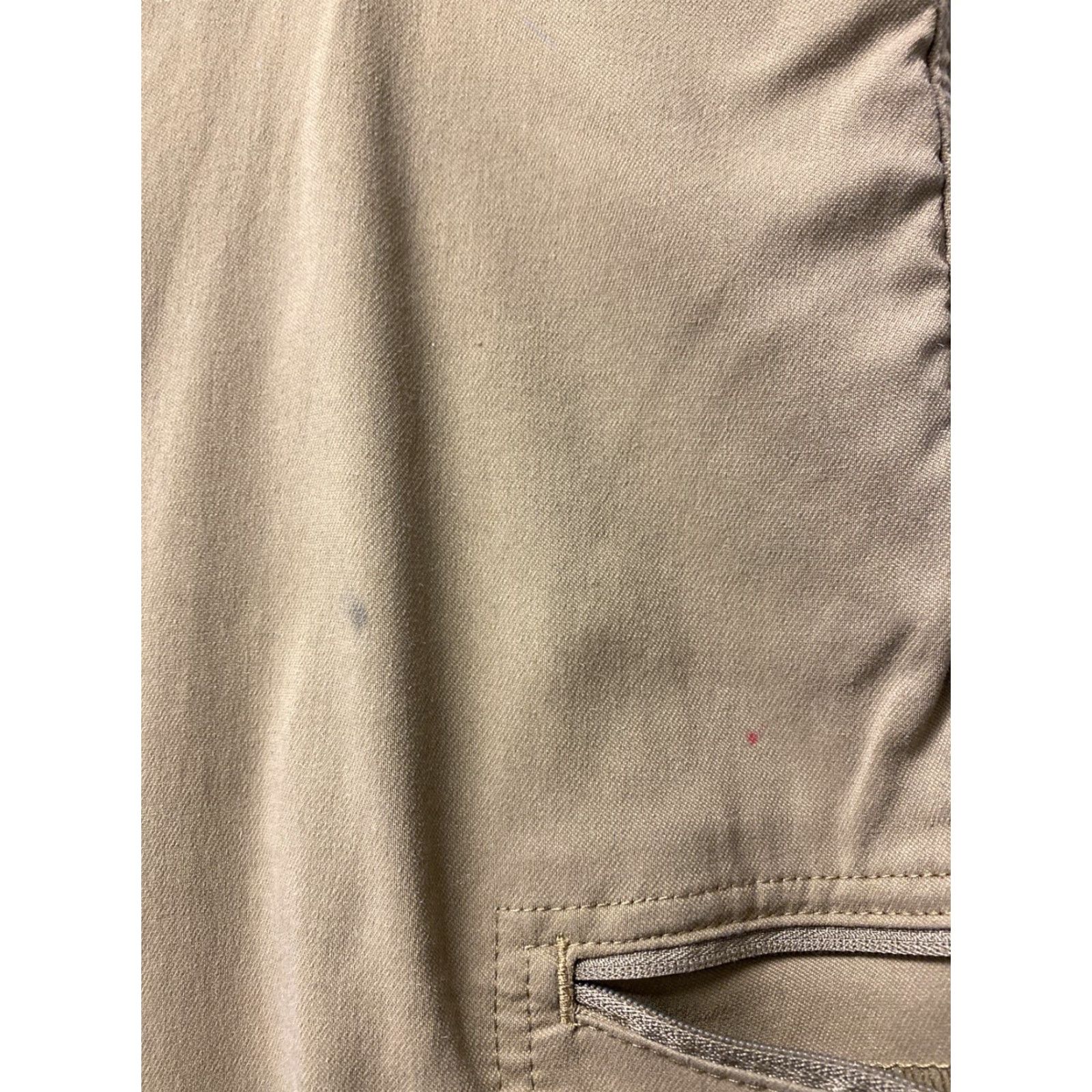 Wrangler Wrangler Straight Fit Stretch Cargo Pants Mens 36 Light Brown 32in Cargo Moisture Wicking Stretch Pants Size US 36 / EU 52 - 4 Thumbnail