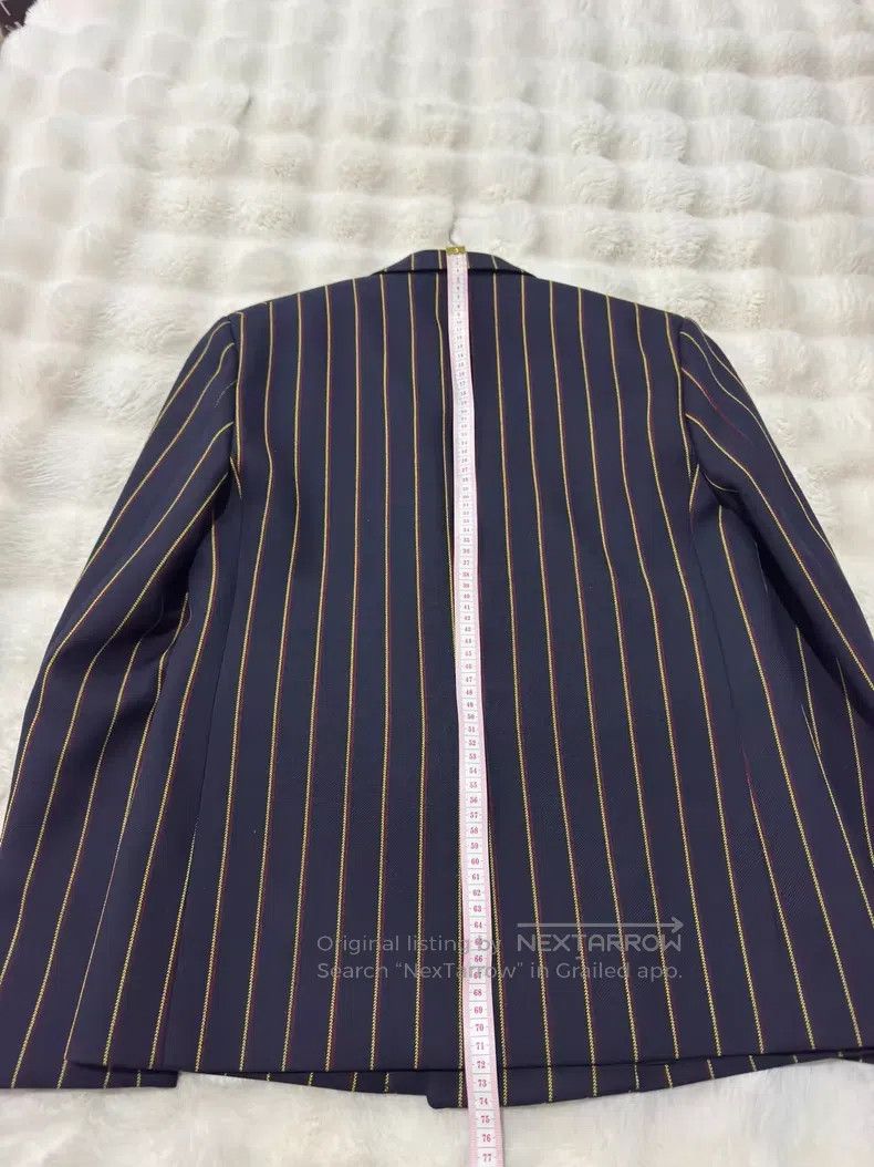 Saint Laurent Paris Saint Laurent Paris Striped double-breasted men's suit Size US M / EU 48-50 / 2 - 9 Thumbnail