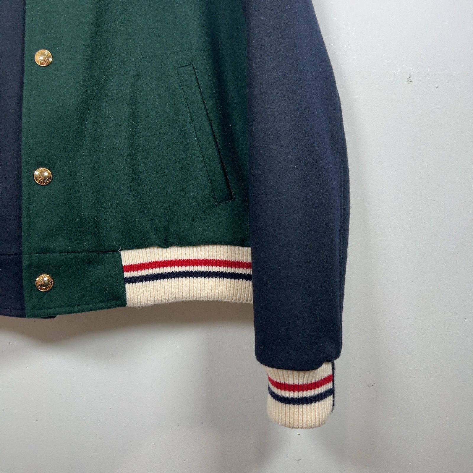 Thom Browne Thom Browne Color Block Wool Varsity Jacket Size US XL / EU 56 / 4 - 3 Thumbnail