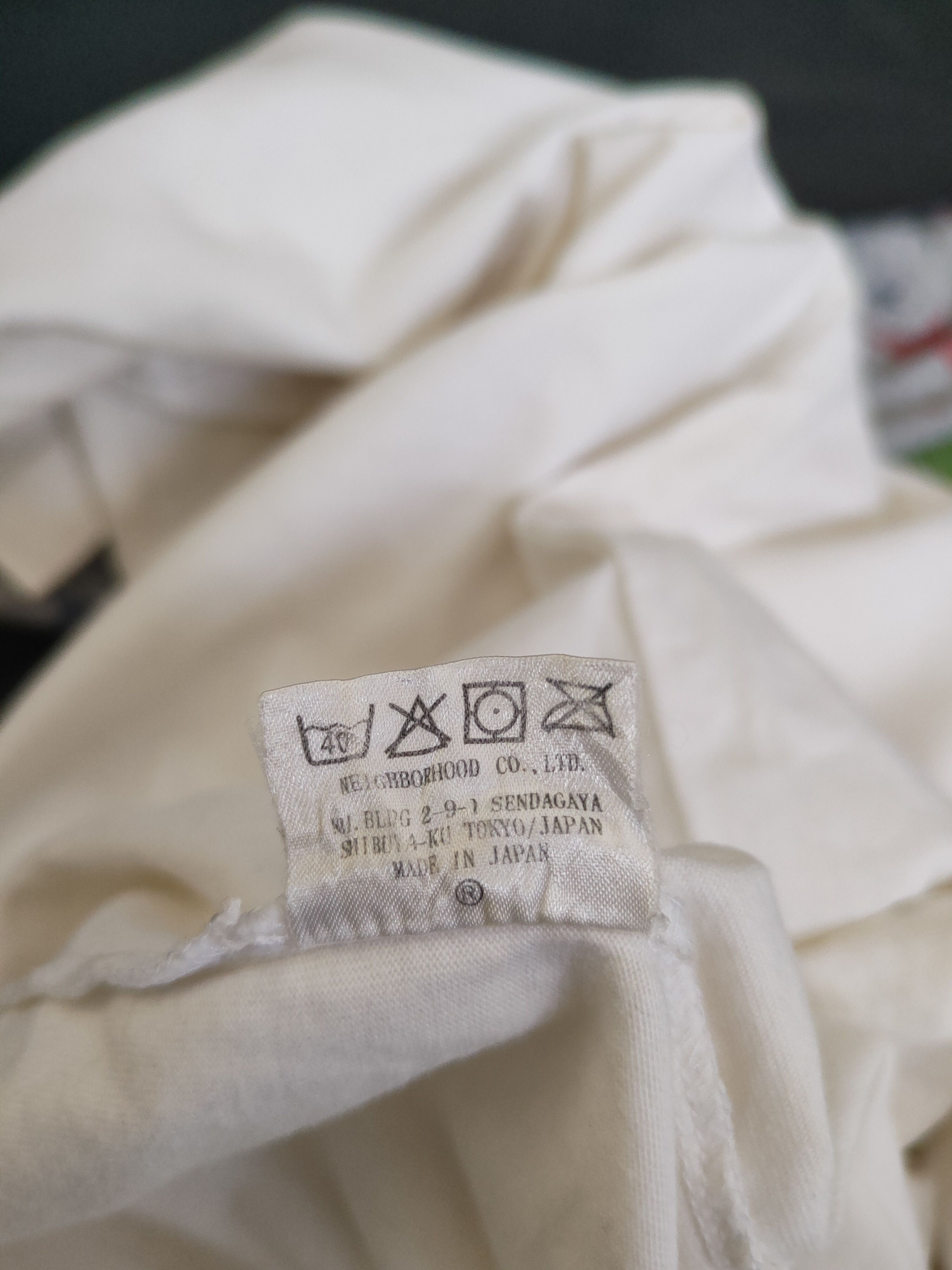Neighborhood DL Neighborhood White Short Sleeve T-shirt #2055 Size US M / EU 48-50 / 2 - 14 Thumbnail