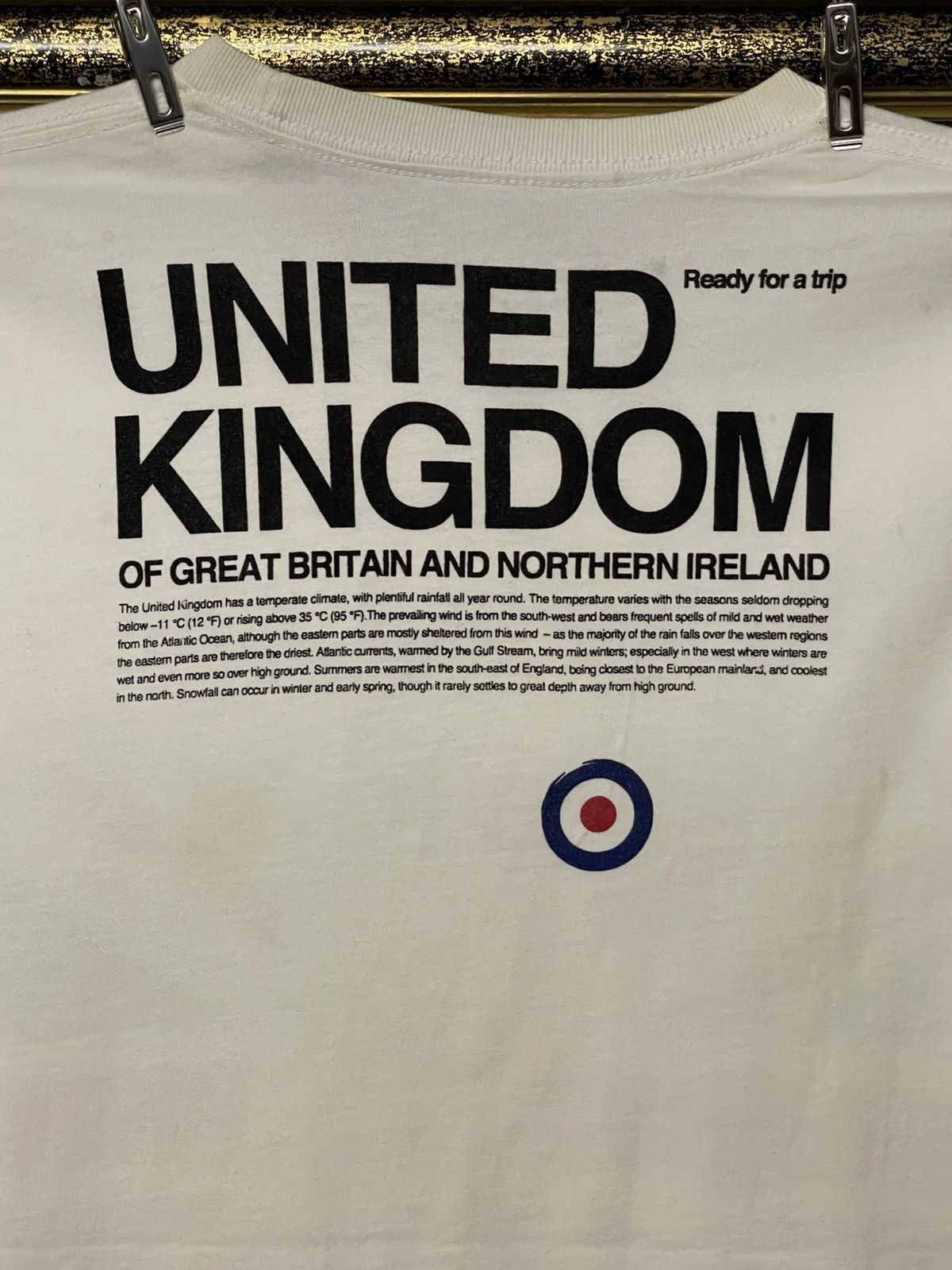 Designer × Japanese Brand × Vintage Vintage Designer Graniph Ready For Trip Great Britain Tshirt Size US S / EU 44-46 / 1 - 7 Thumbnail
