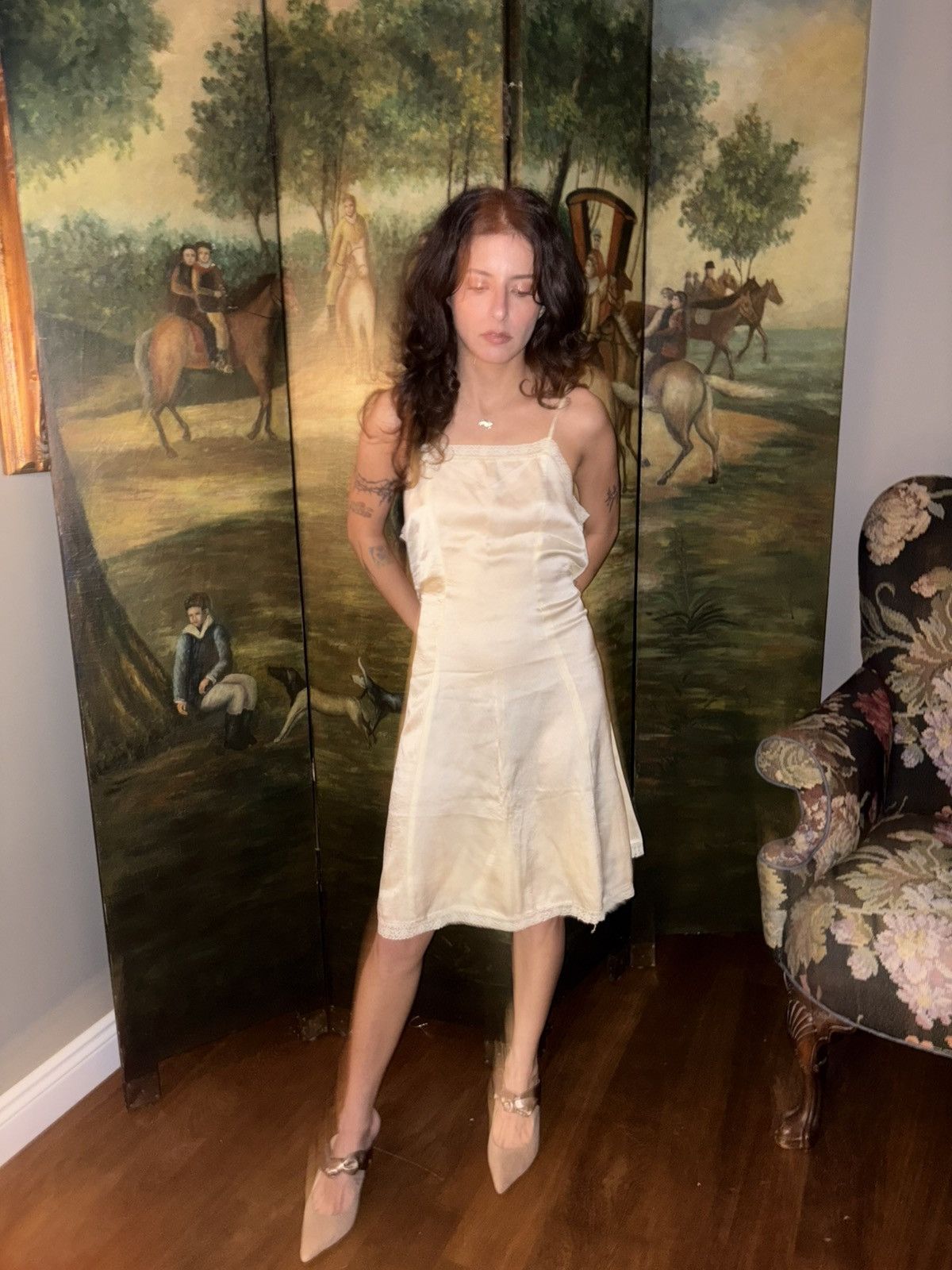 Vintage Vintage silk nightwear Size S / US 4 / IT 40 - 4 Thumbnail