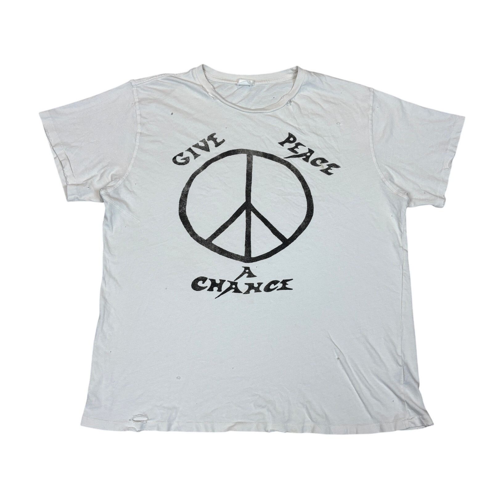 MadeWorn Rare Madeworn John Lennon Give Peace A Chance Shirt Men's XL Size US XL / EU 56 / 4 - 1 Thumbnail