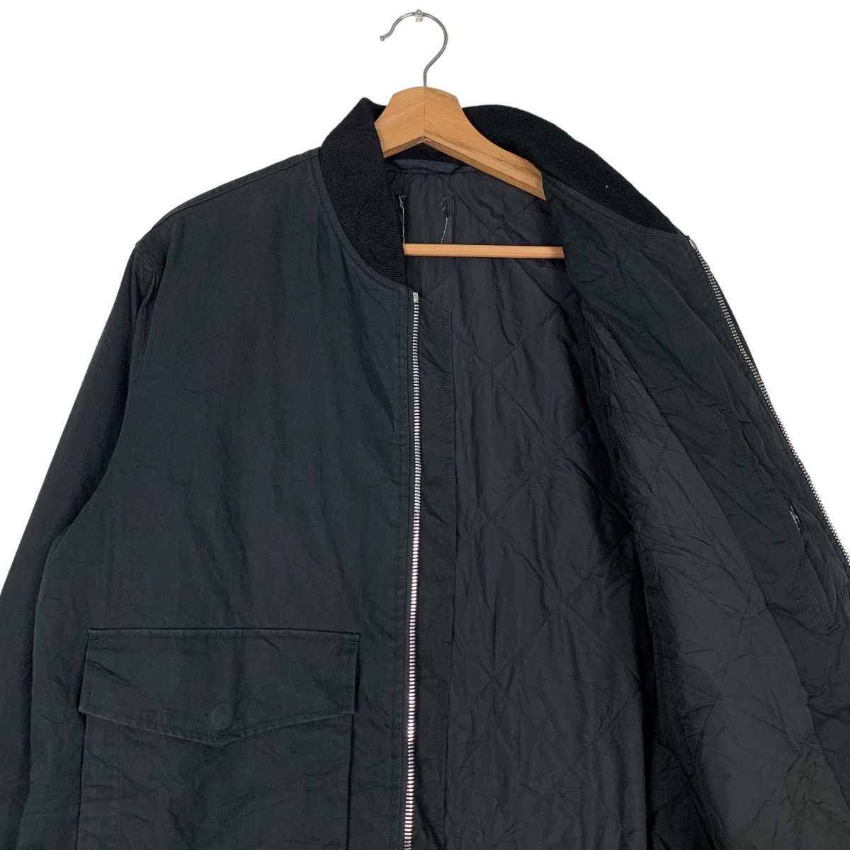 Japanese Brand Cotton Nylon Canvas KERBY Style Bomber Jacket #0422-C19 Size US M / EU 48-50 / 2 - 10 Thumbnail
