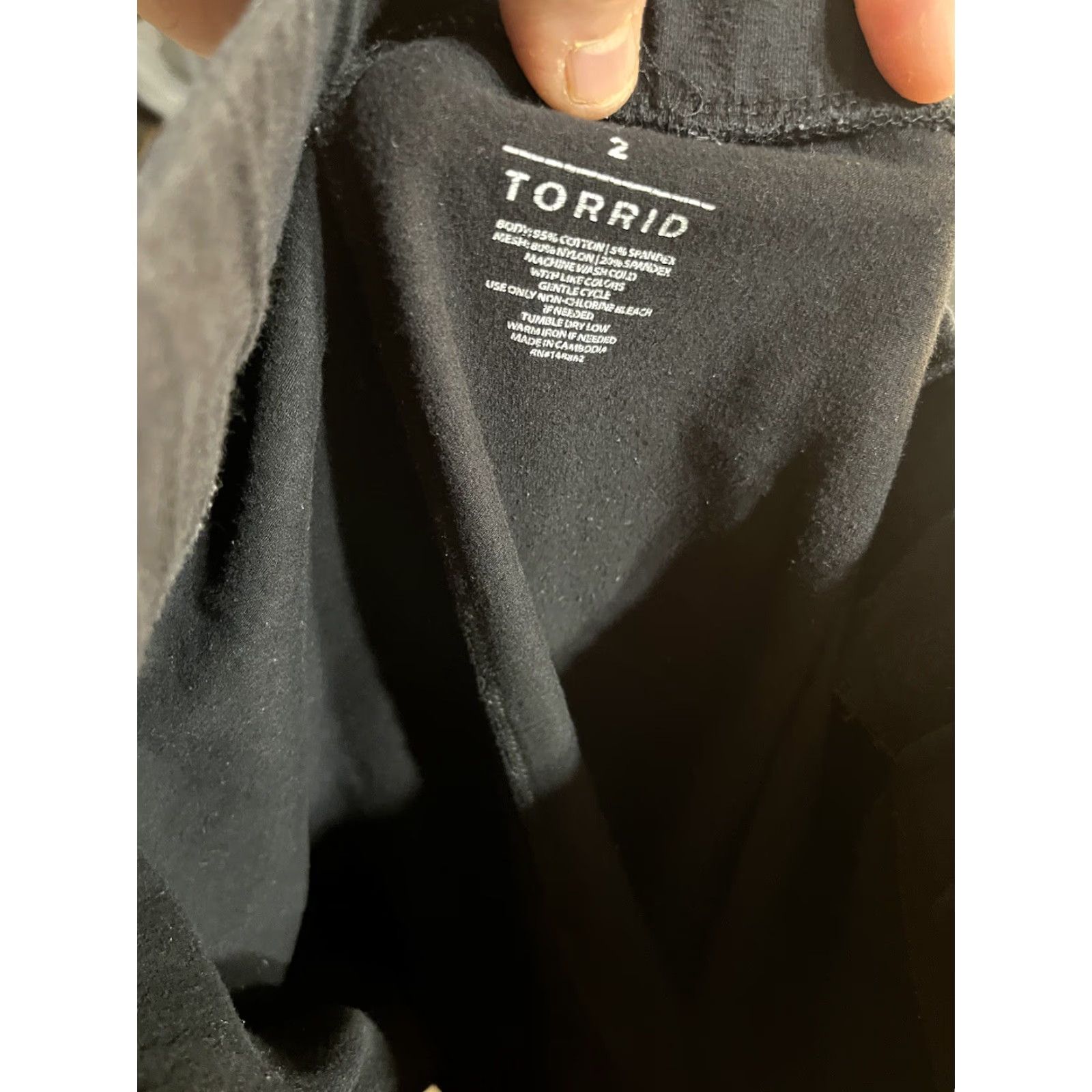 Torrid Torrid Leggings Women Plus 2X Ankle Black Activewear Workout Pants Size 40" / US 18 - 5 Thumbnail