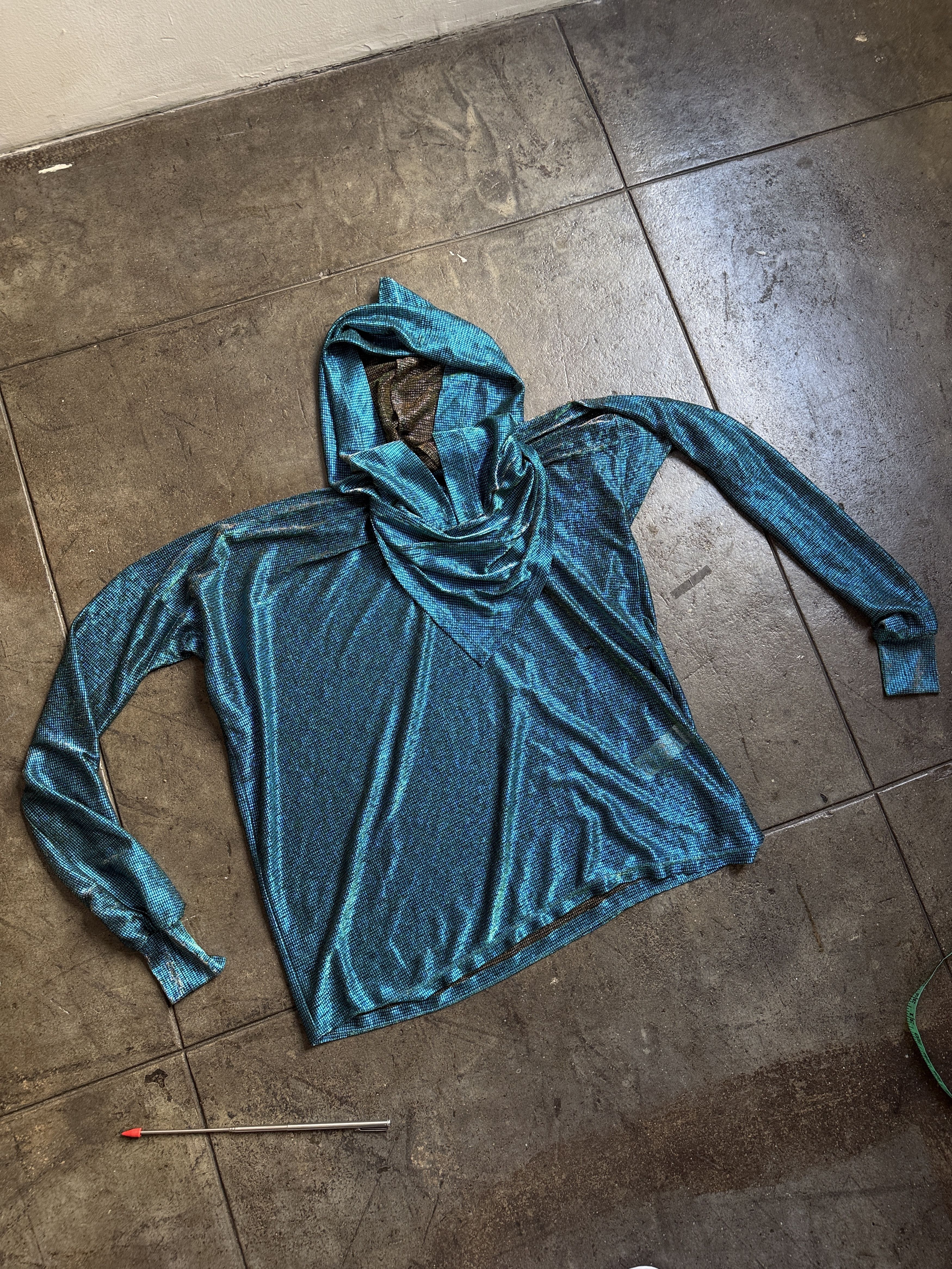 Vivienne Westwood 2018 Metallic Fiber Andreas Kronthaler Iridescent Hoodie Size US M / EU 48-50 / 2 - 2 Thumbnail