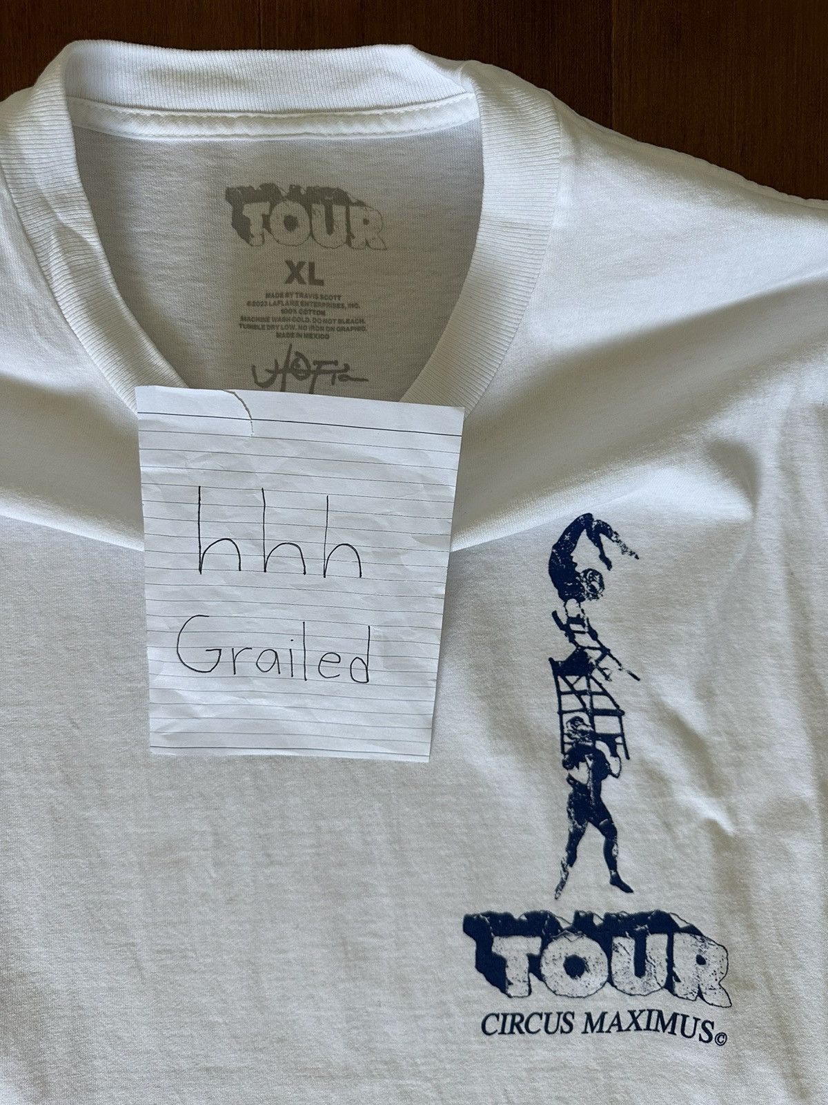 Travis Scott VANCOUVER EXCLUSIVE UTOPIA TOUR TEE TRAVIS SCOTT Size US XL / EU 56 / 4 - 3 Thumbnail