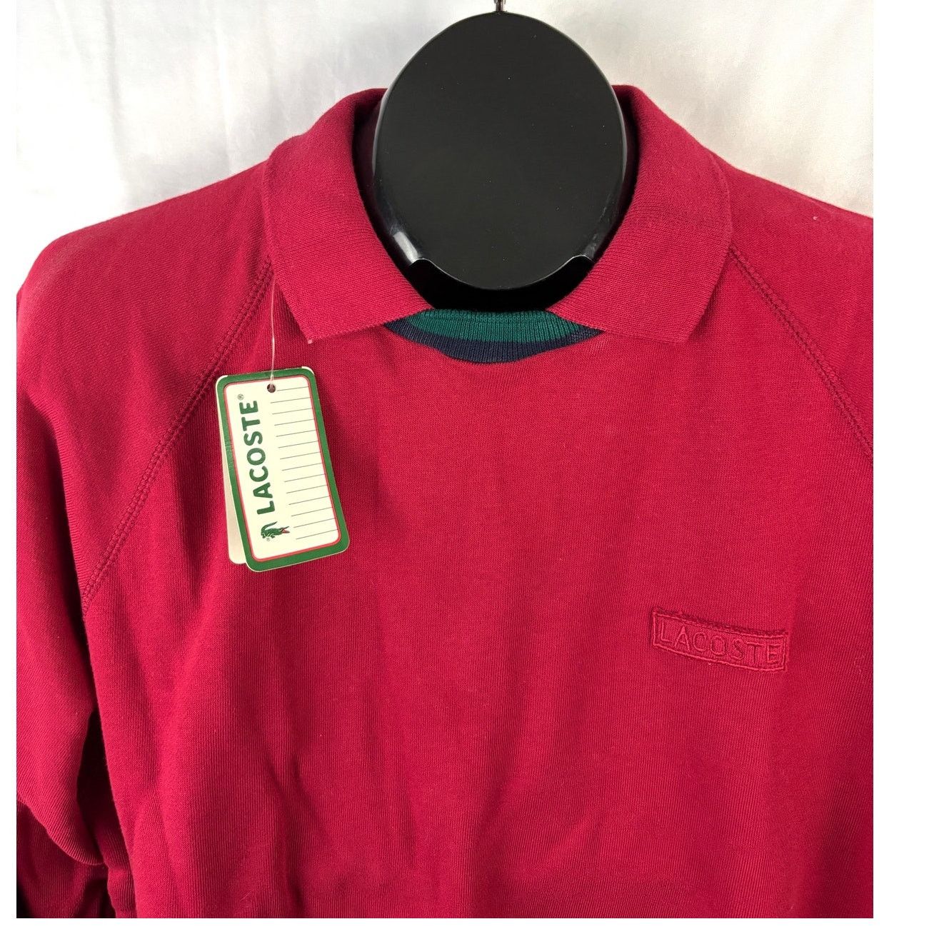 Lacoste Vintage Lacoste IZOD Red Long Sleeve Polo Shirt Medium NEW Size US M / EU 48-50 / 2 - 5 Thumbnail