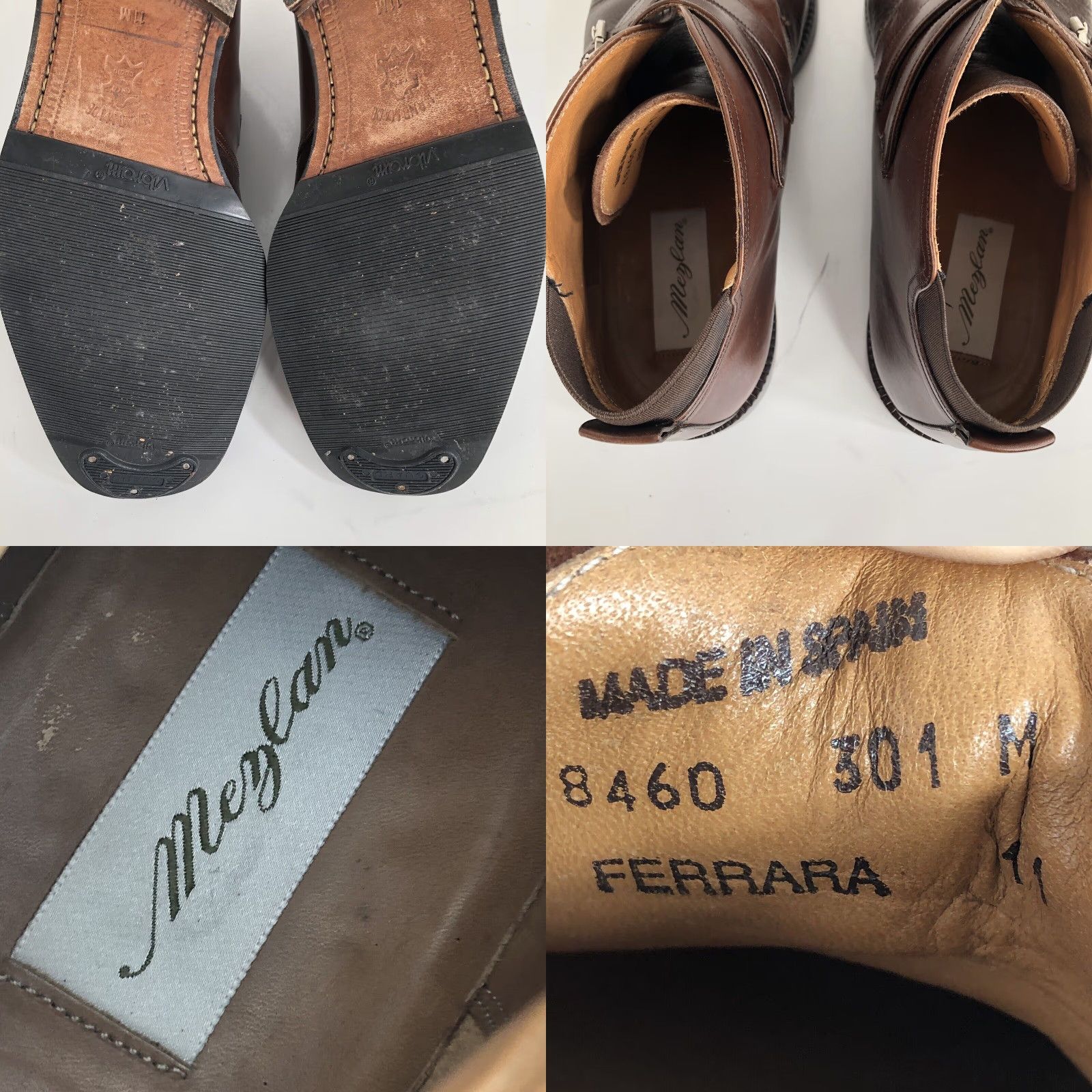 Mezlan MEZLAN FERRARA Buckle Monk Straps Boots Leather Brown 11M Mens Chukka Spain Size US 11 / EU 44 - 8 Thumbnail