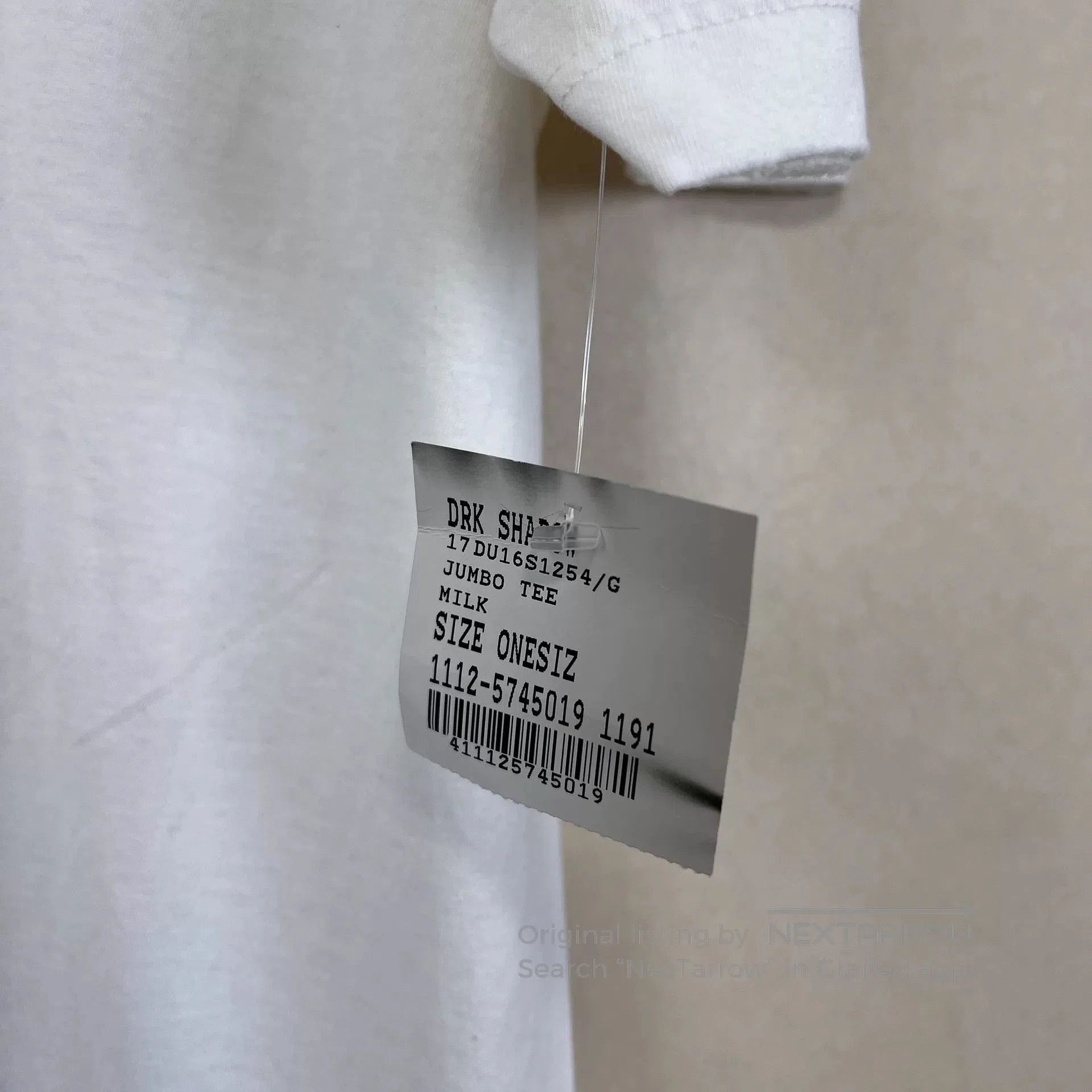 Rick Owens rick owens classic white short sleeve t-shirt. Size US M / EU 48-50 / 2 - 2 Thumbnail