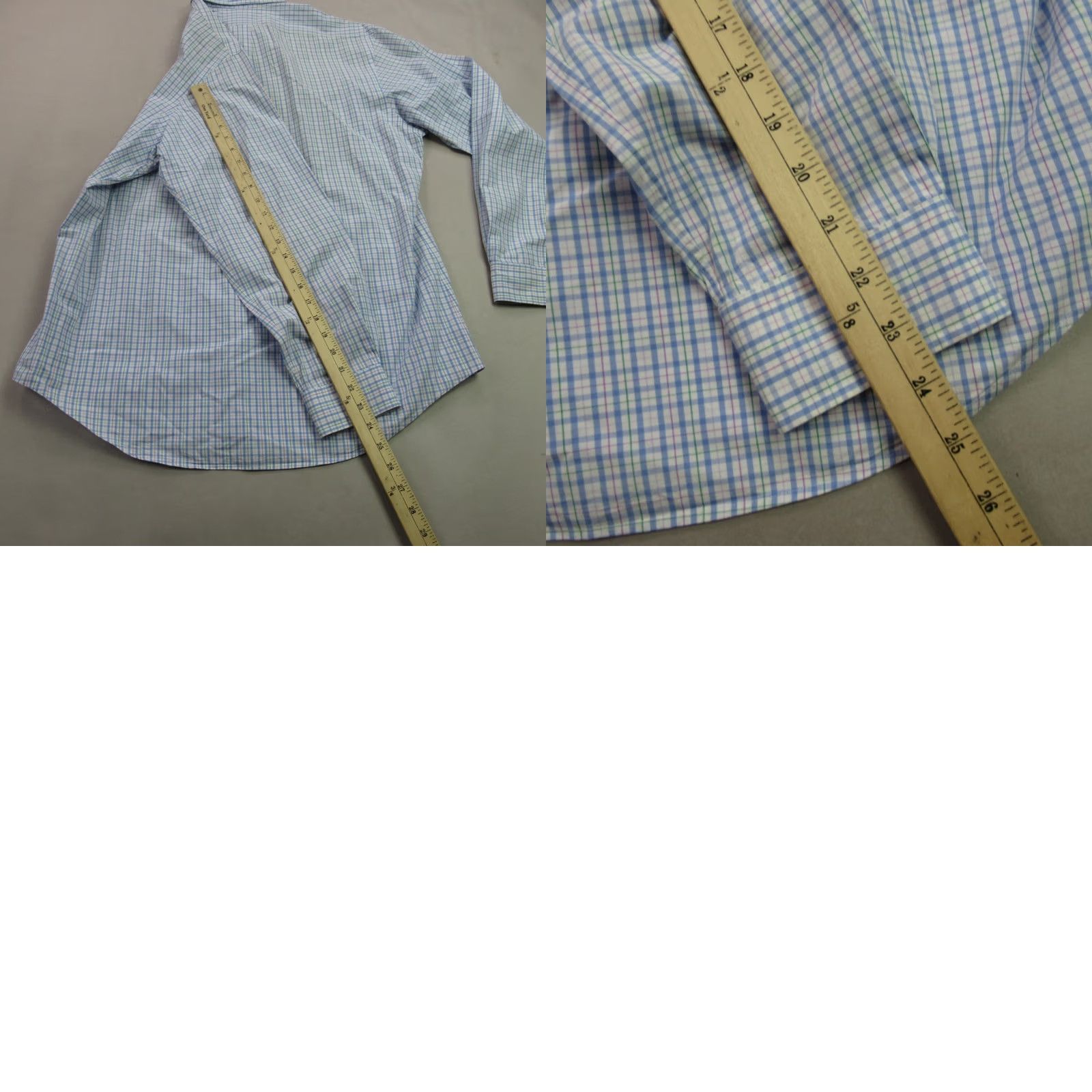 Polo Ralph Lauren Ralph Lauren Shirt Mens Long Sleeve Button Front Plaid Custom Fit 16.5 L Multicolor Cotton Knit Button-Up Collar Polo Size US L / EU 52-54 / 3 - 9 Thumbnail