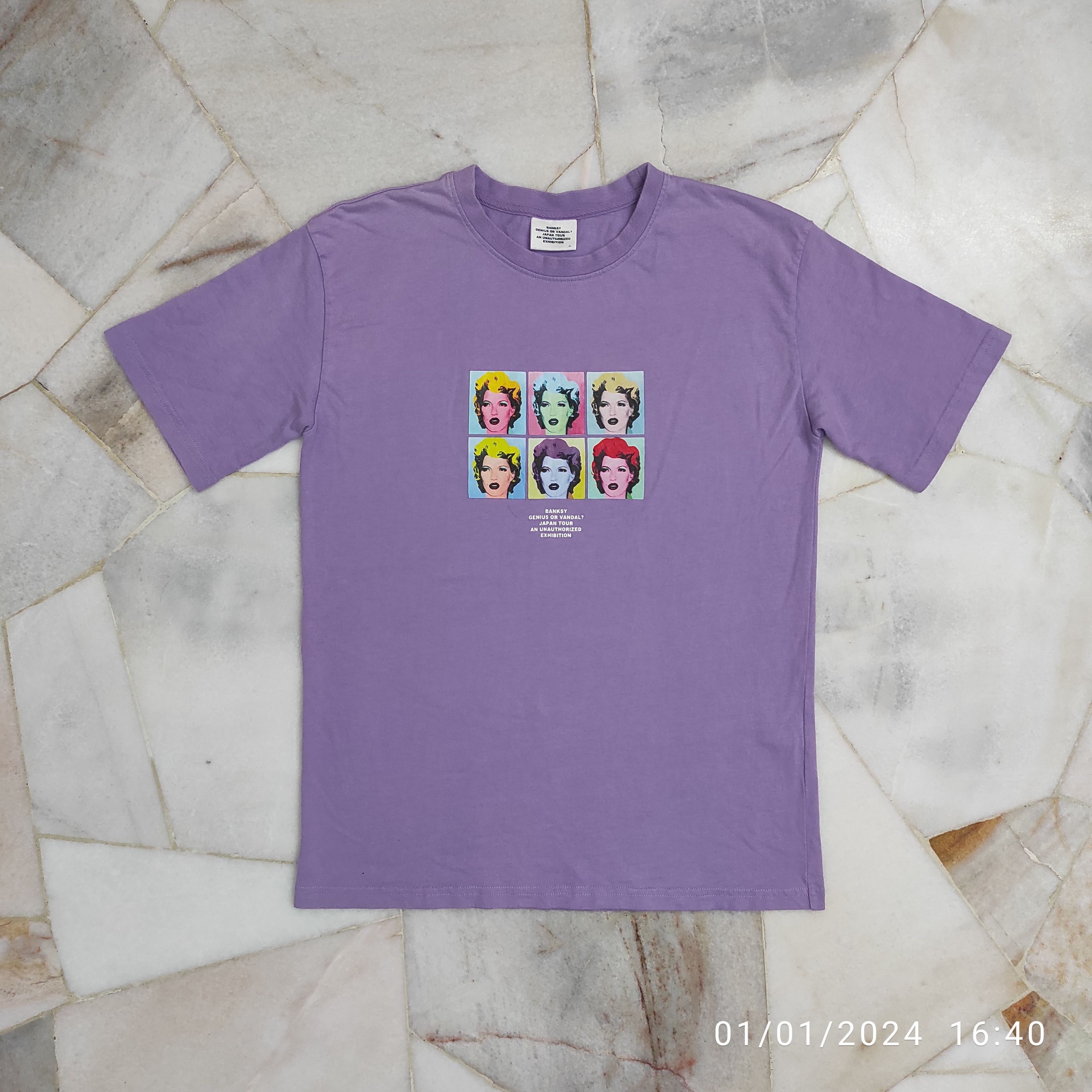 Japanese Brand Archive BANKSY GENIUS OR VANDAL JAPAN TOUR ART TEE Size US S / EU 44-46 / 1 - 10 Thumbnail