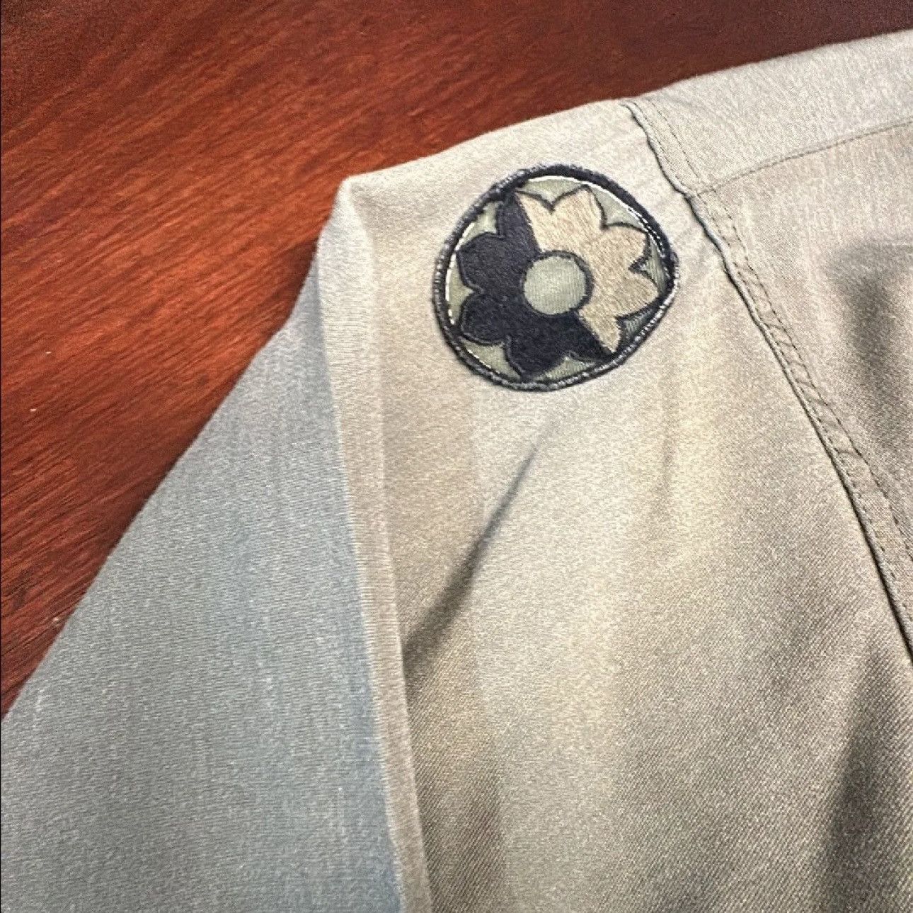 Vintage Vintage 60s 70s US Army Military Uniform Button Shirt XL Size US XL / EU 56 / 4 - 4 Thumbnail