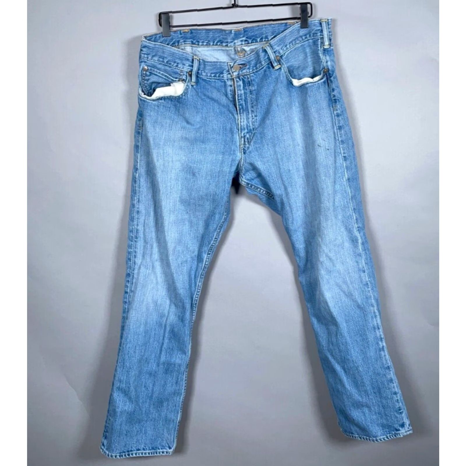 Polo Ralph Lauren Polo Ralph Lauren Jeans Men's 38 x 32 Blue Classic Fit Mid Rise 5-Pocket Denim Straight Size US M / EU 48-50 / 2 - 2 Thumbnail