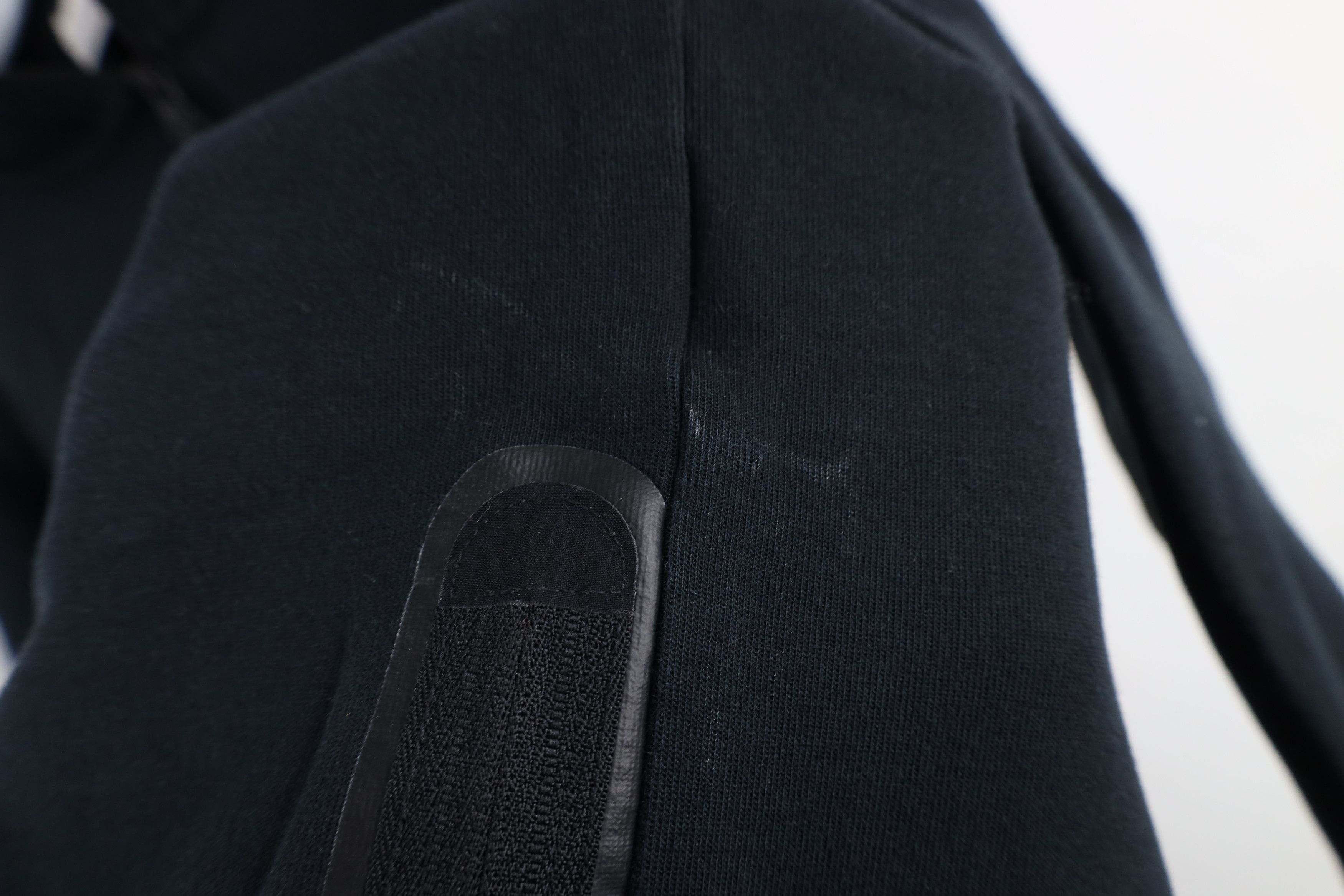 Nike × Vintage Nike Tech Fleece Spell Out Full Zip Hoodie Sweatshirt Black Size S / US 4 / IT 40 - 8 Thumbnail