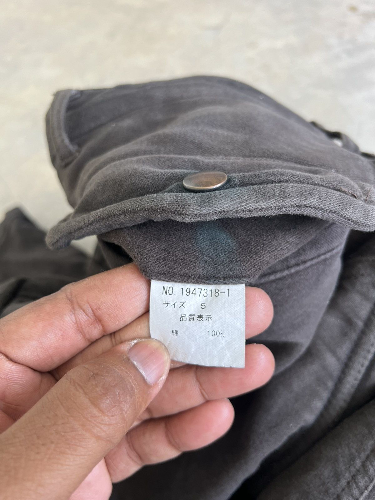 Tete Homme VINTAGE TETE HOMME Multi-Pocket Sun Faded Cargo Flare Pants Size US 32 / EU 48 - 8 Thumbnail