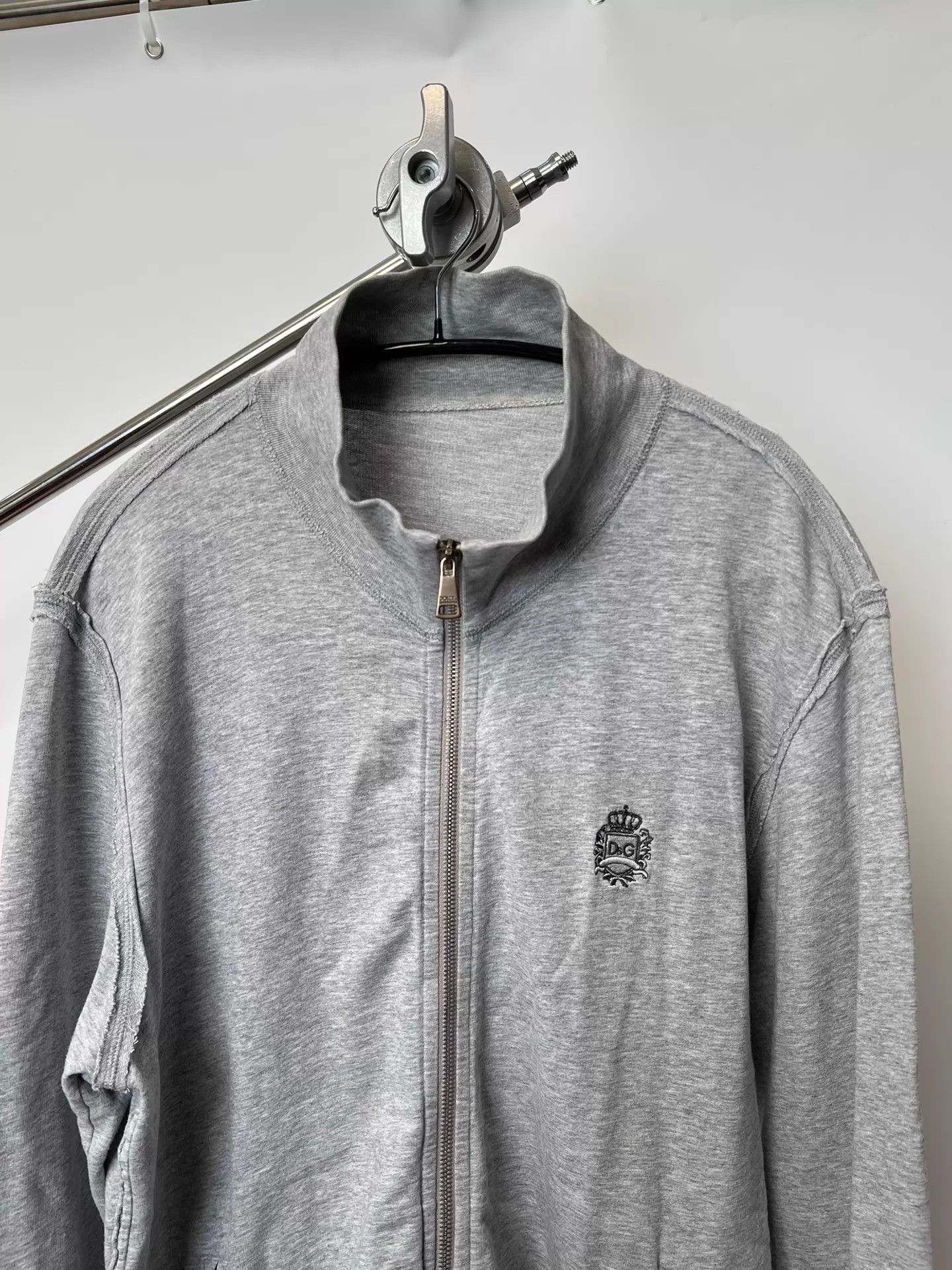 Dolce & Gabbana DG reverse stitch high neck emb zip sweatshirt Size US M / EU 48-50 / 2 - 3 Thumbnail