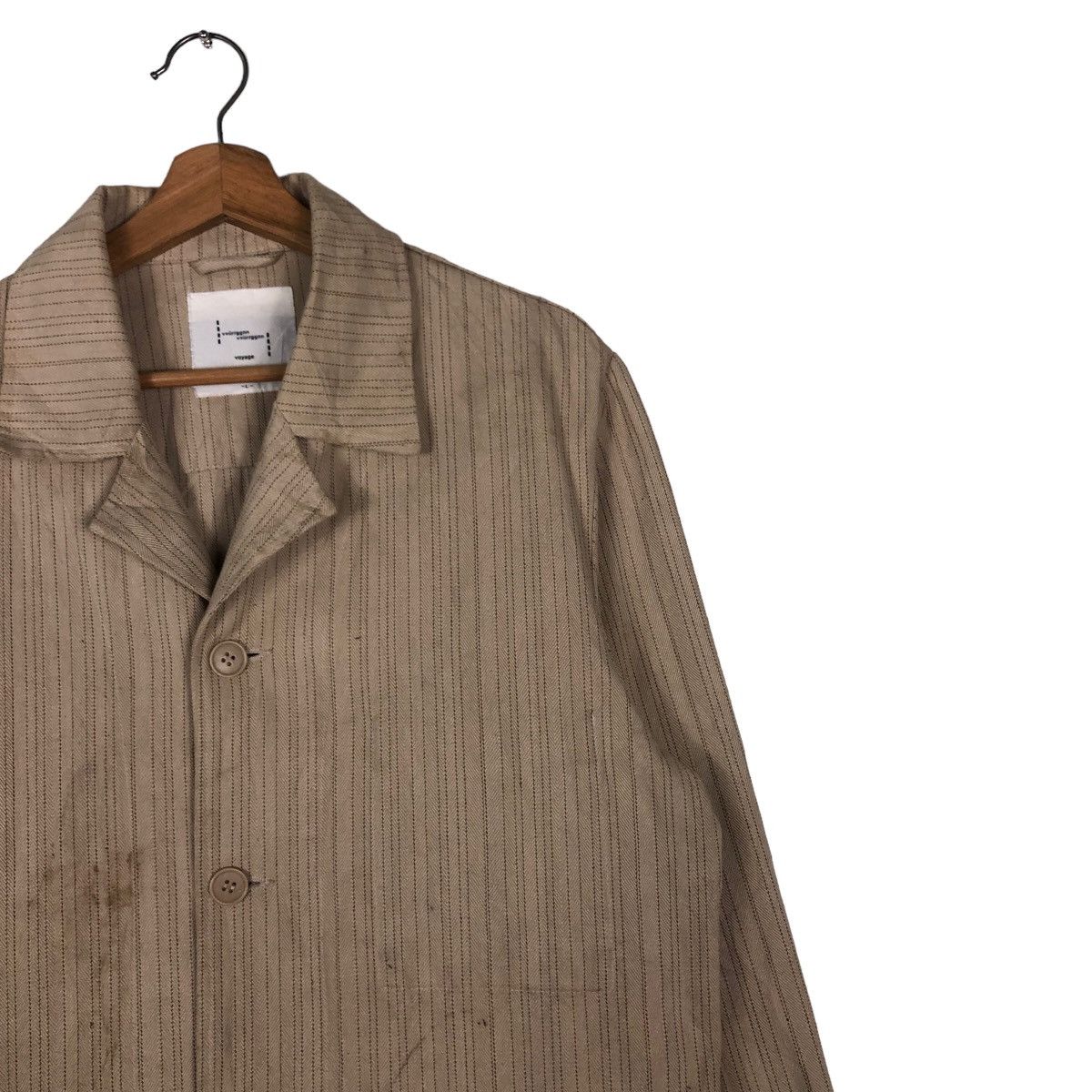 🔥Issey Miyake Design Style Hickory Chore Jacket Vviirrggnn