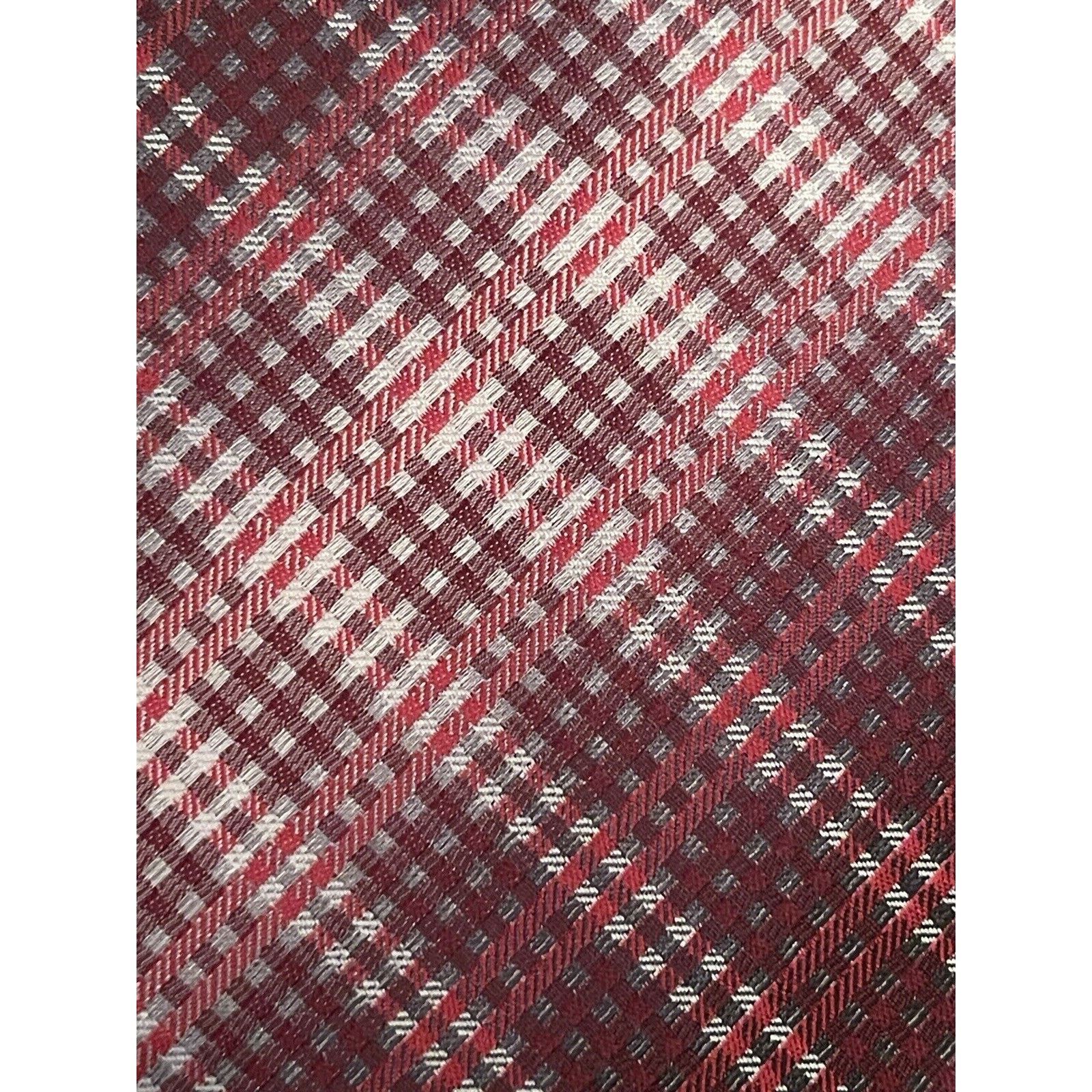 Van Heusen Van Heusen Red 100% Polyester Men’s Neck Tie Made In China Size ONE SIZE - 9 Thumbnail